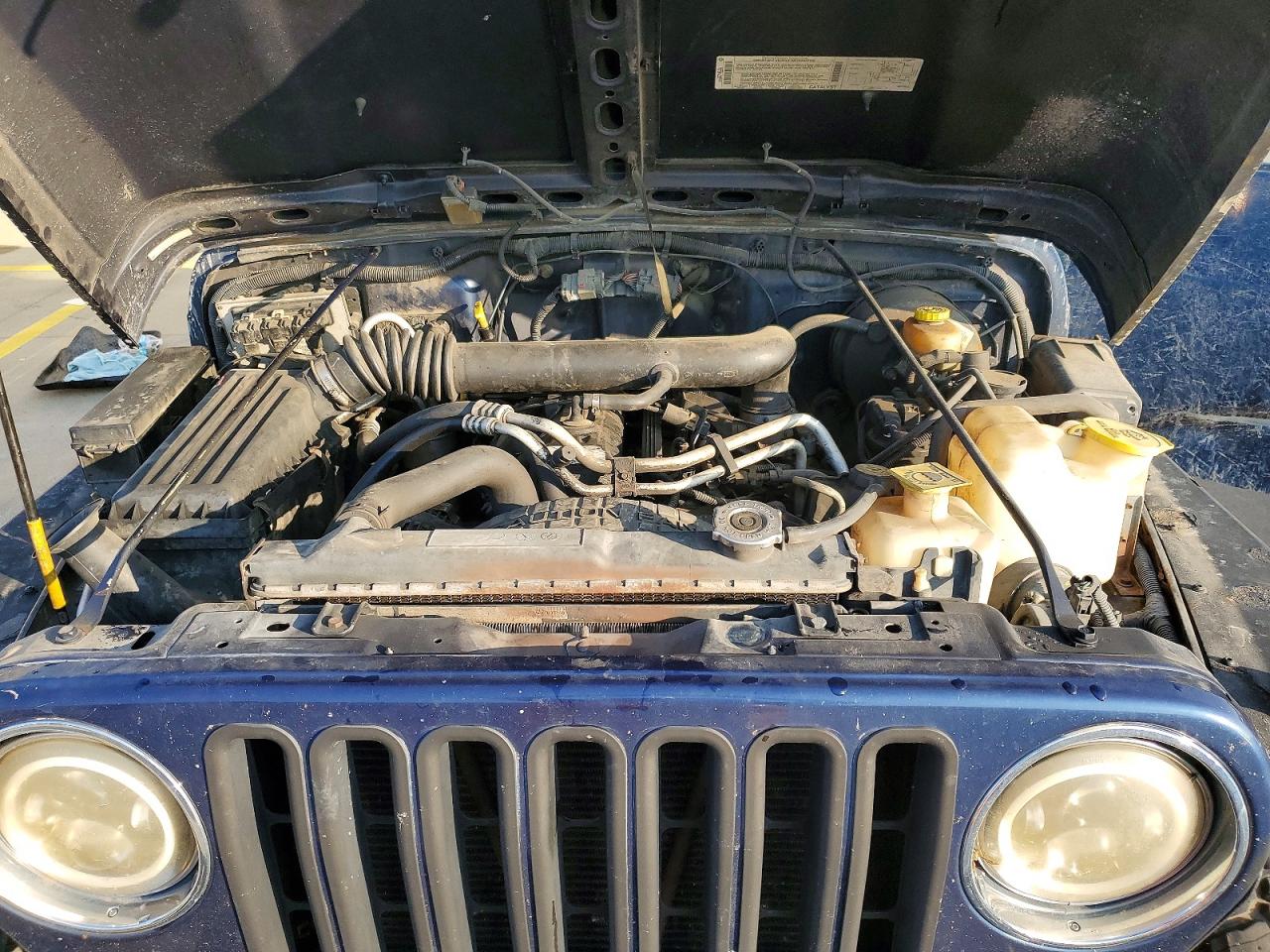 2001 Jeep Wrangler / Tj Sport Blue vin: 1J4FA49S71P306988