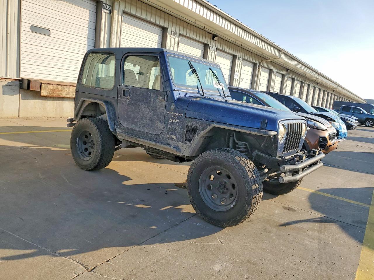 2001 Jeep Wrangler / Tj Sport Blue vin: 1J4FA49S71P306988
