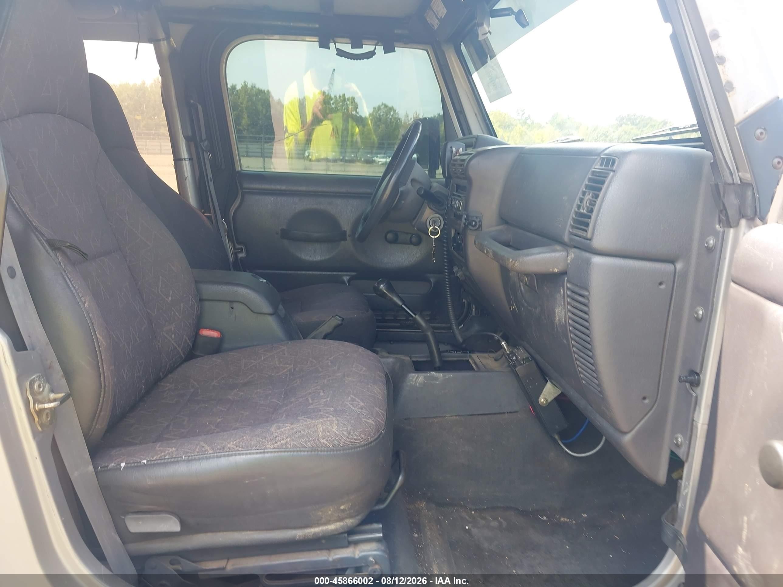 2001 Jeep Wrangler Sport Gray vin: 1J4FA49S71P335956