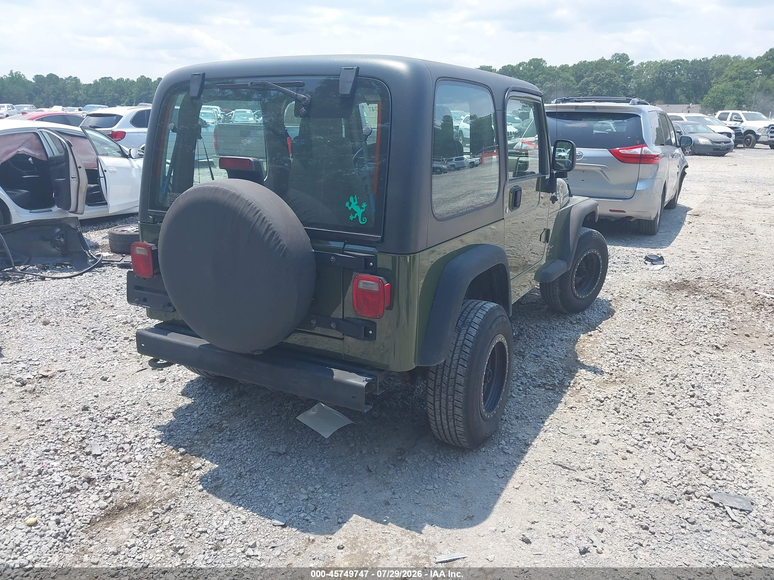 2003 Jeep Wrangler Sport Зеленый vin: 1J4FA49S73P375845
