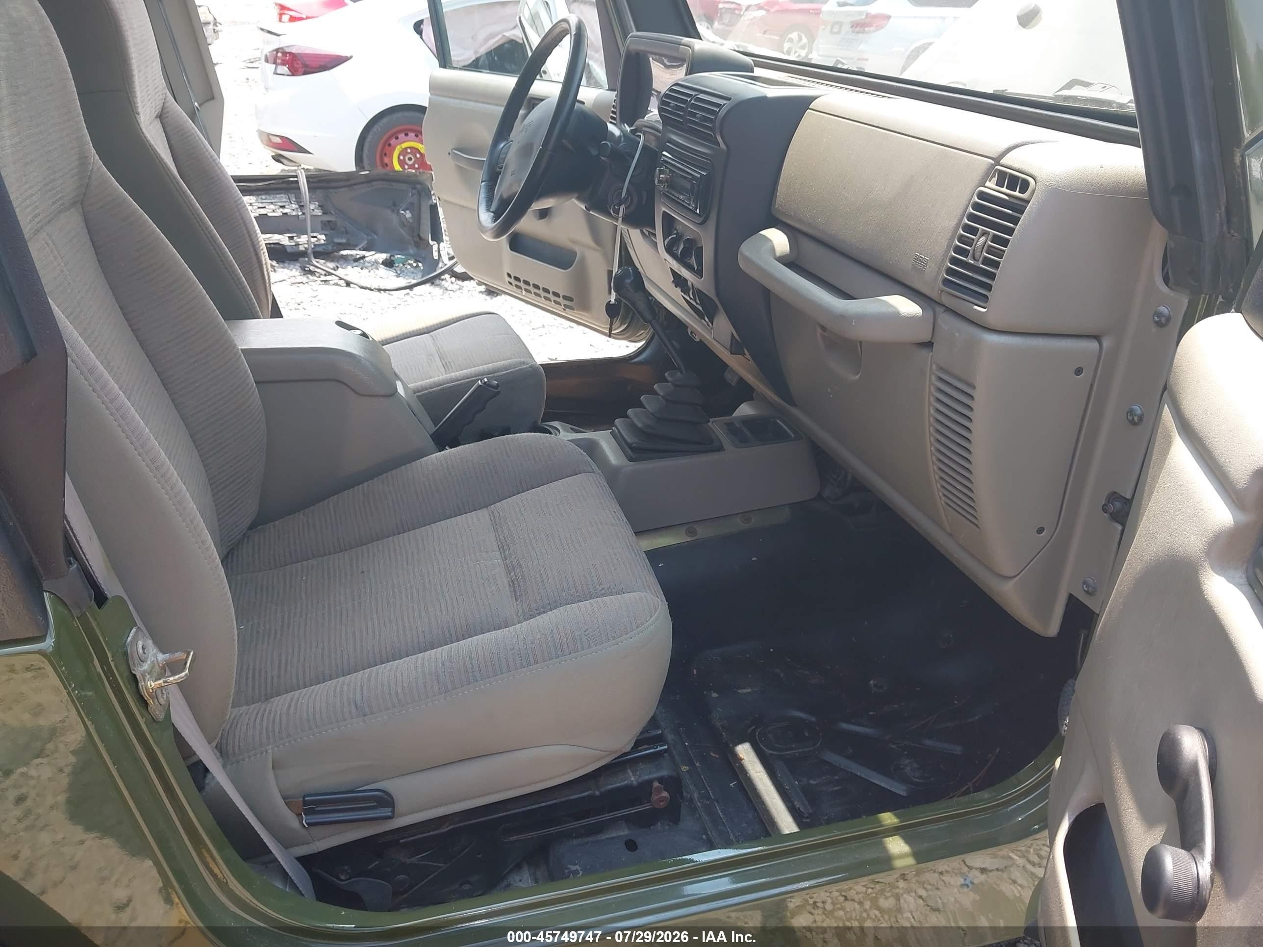 2003 Jeep Wrangler Sport Зеленый vin: 1J4FA49S73P375845