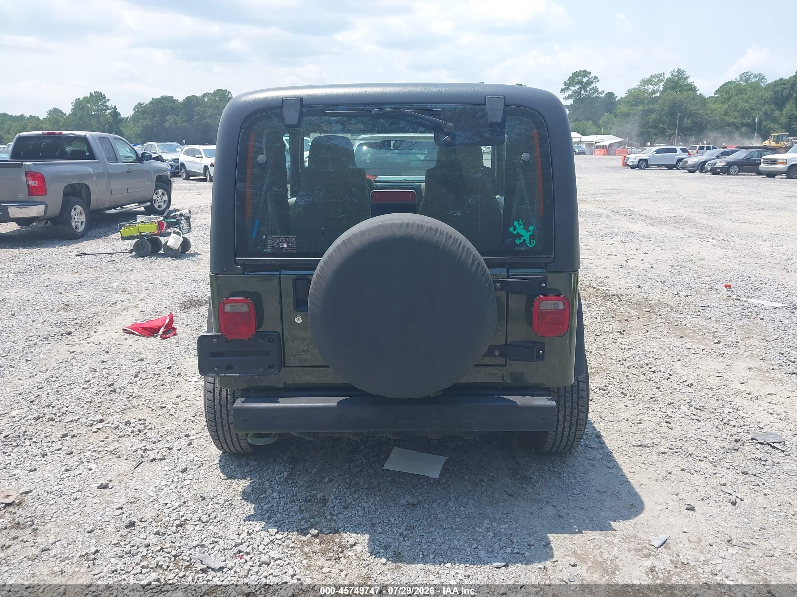 2003 Jeep Wrangler Sport Зеленый vin: 1J4FA49S73P375845