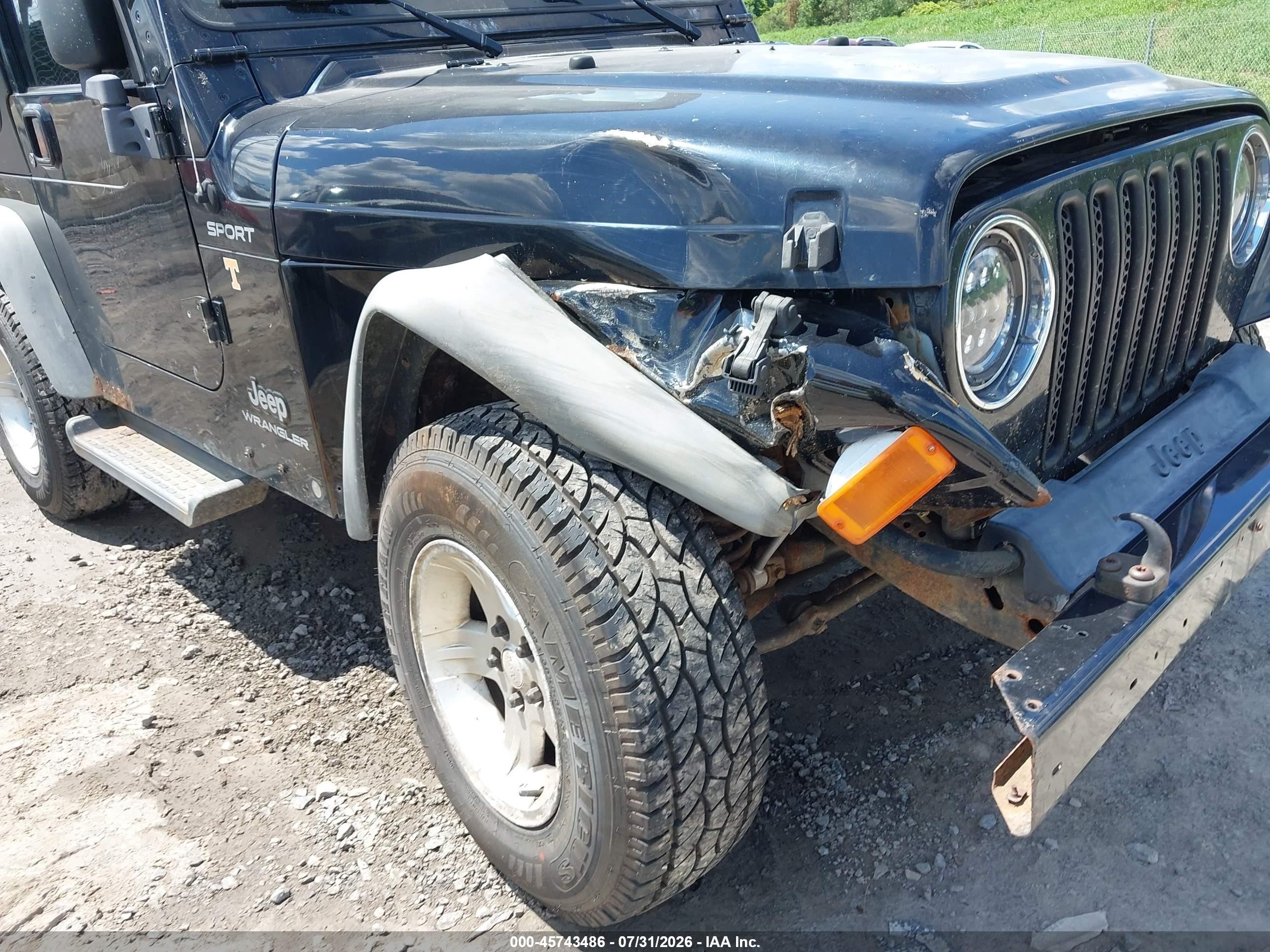 2004 Jeep Wrangler Sport Black vin: 1J4FA49S74P732295