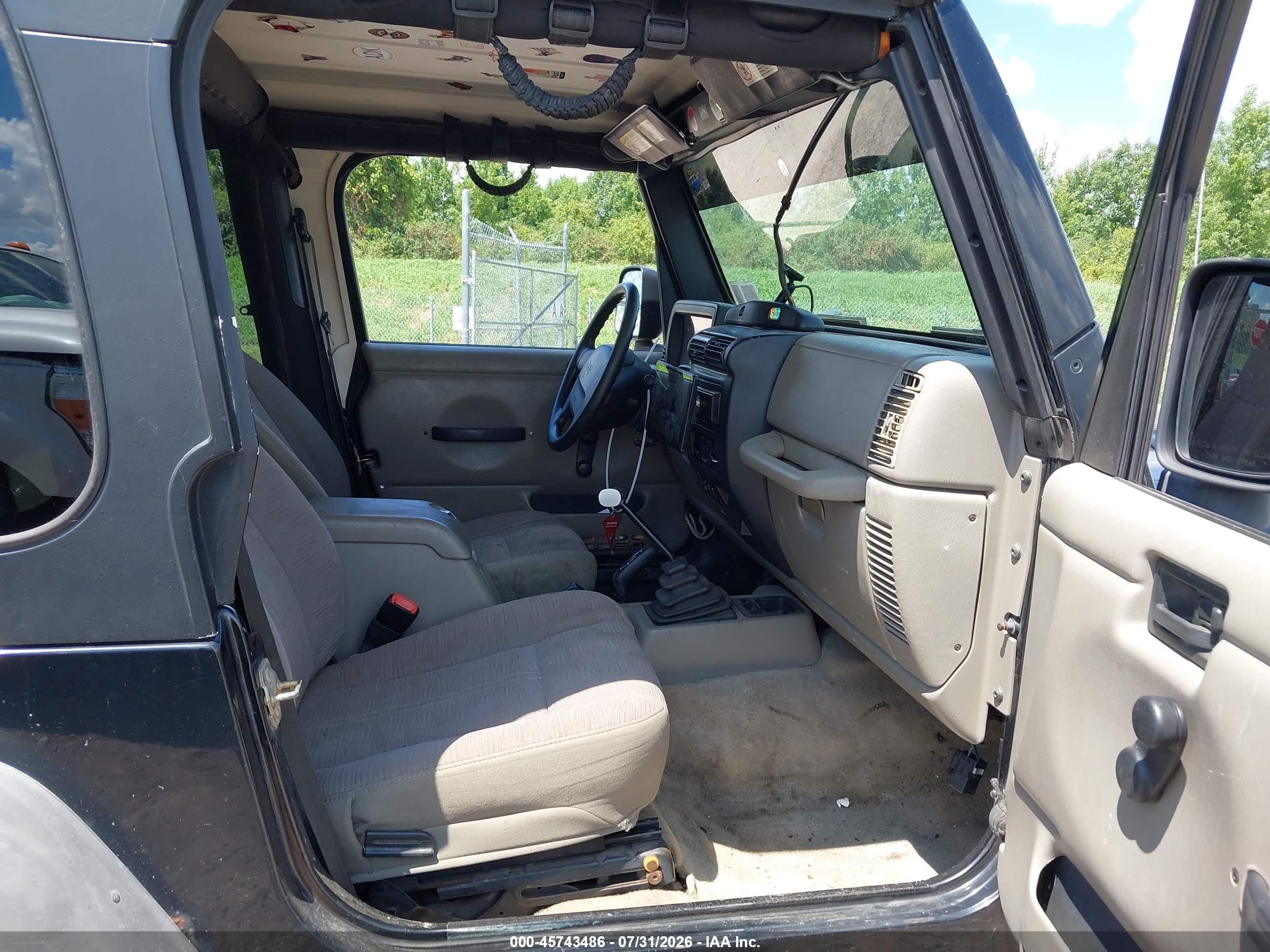2004 Jeep Wrangler Sport Black vin: 1J4FA49S74P732295