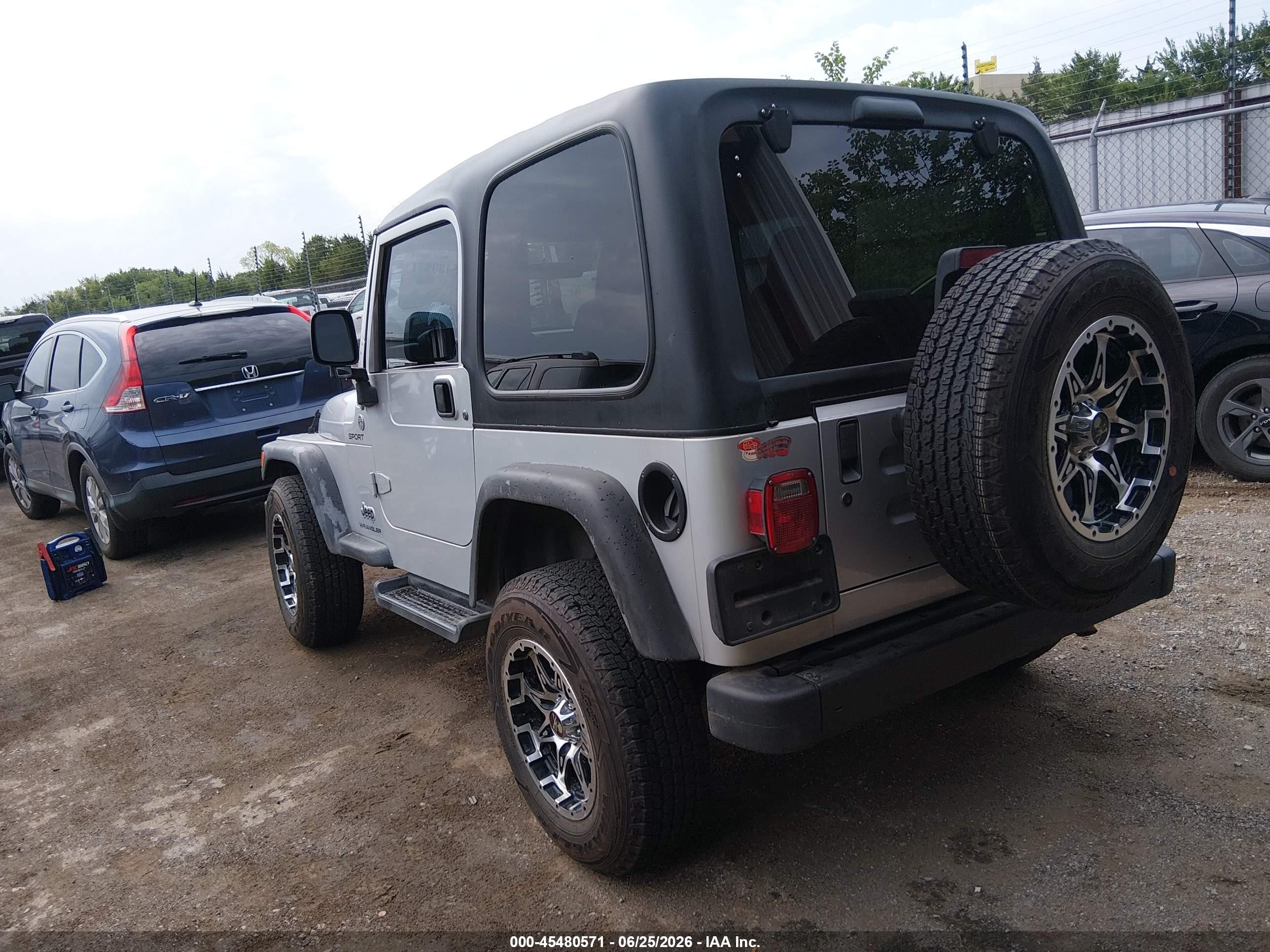 2005 Jeep Wrangler Sport Silver vin: 1J4FA49S75P347188