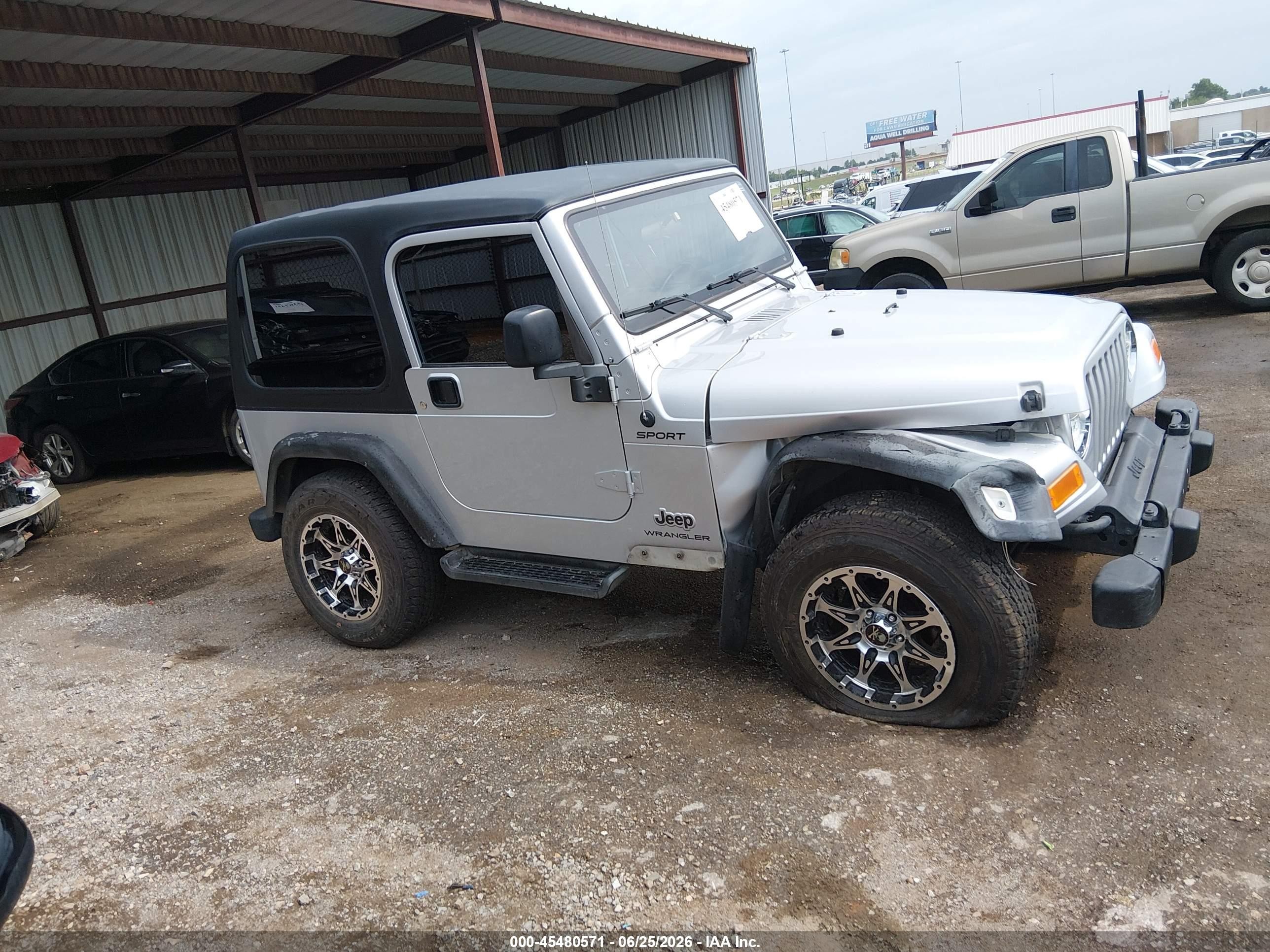 2005 Jeep Wrangler Sport Silver vin: 1J4FA49S75P347188