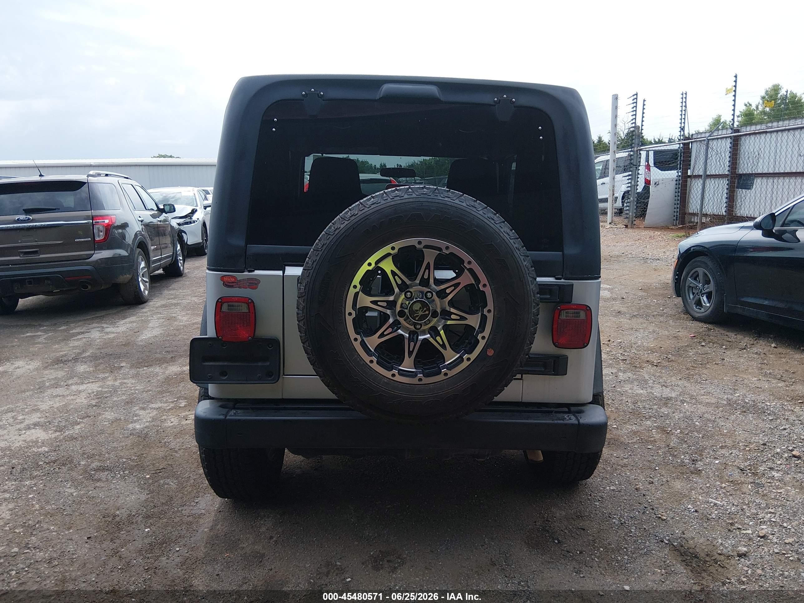 2005 Jeep Wrangler Sport Silver vin: 1J4FA49S75P347188