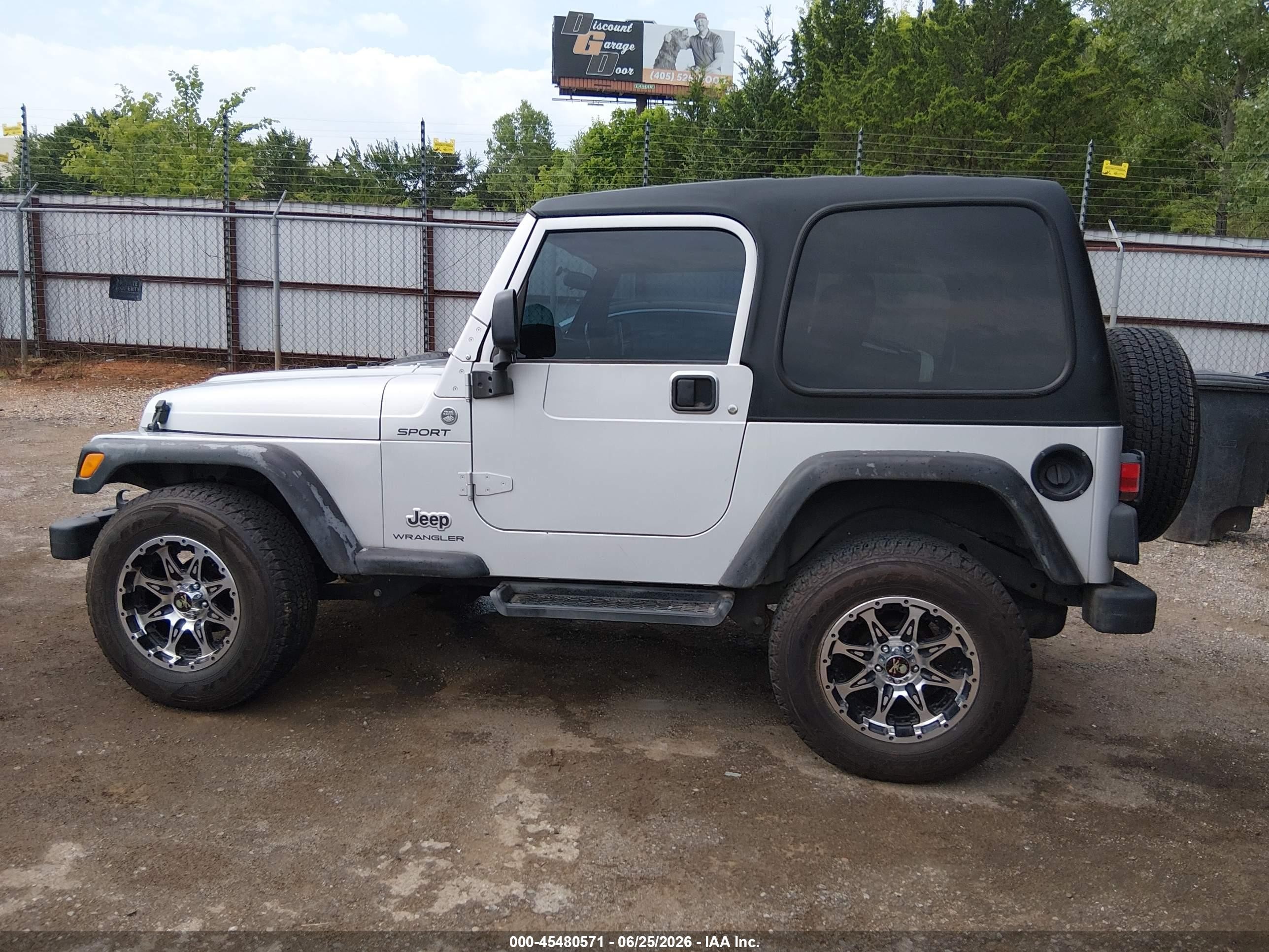 2005 Jeep Wrangler Sport Silver vin: 1J4FA49S75P347188