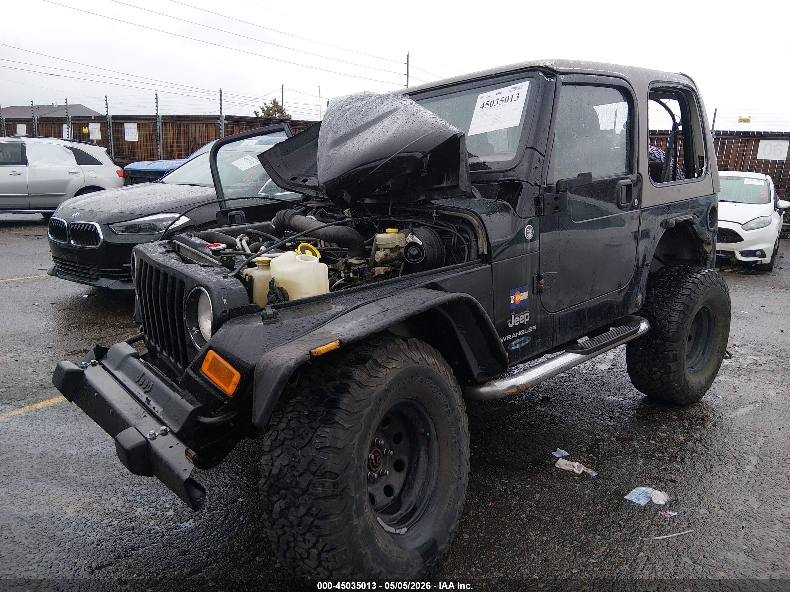 2005 Jeep Wrangler Sport Black vin: 1J4FA49S75P370678