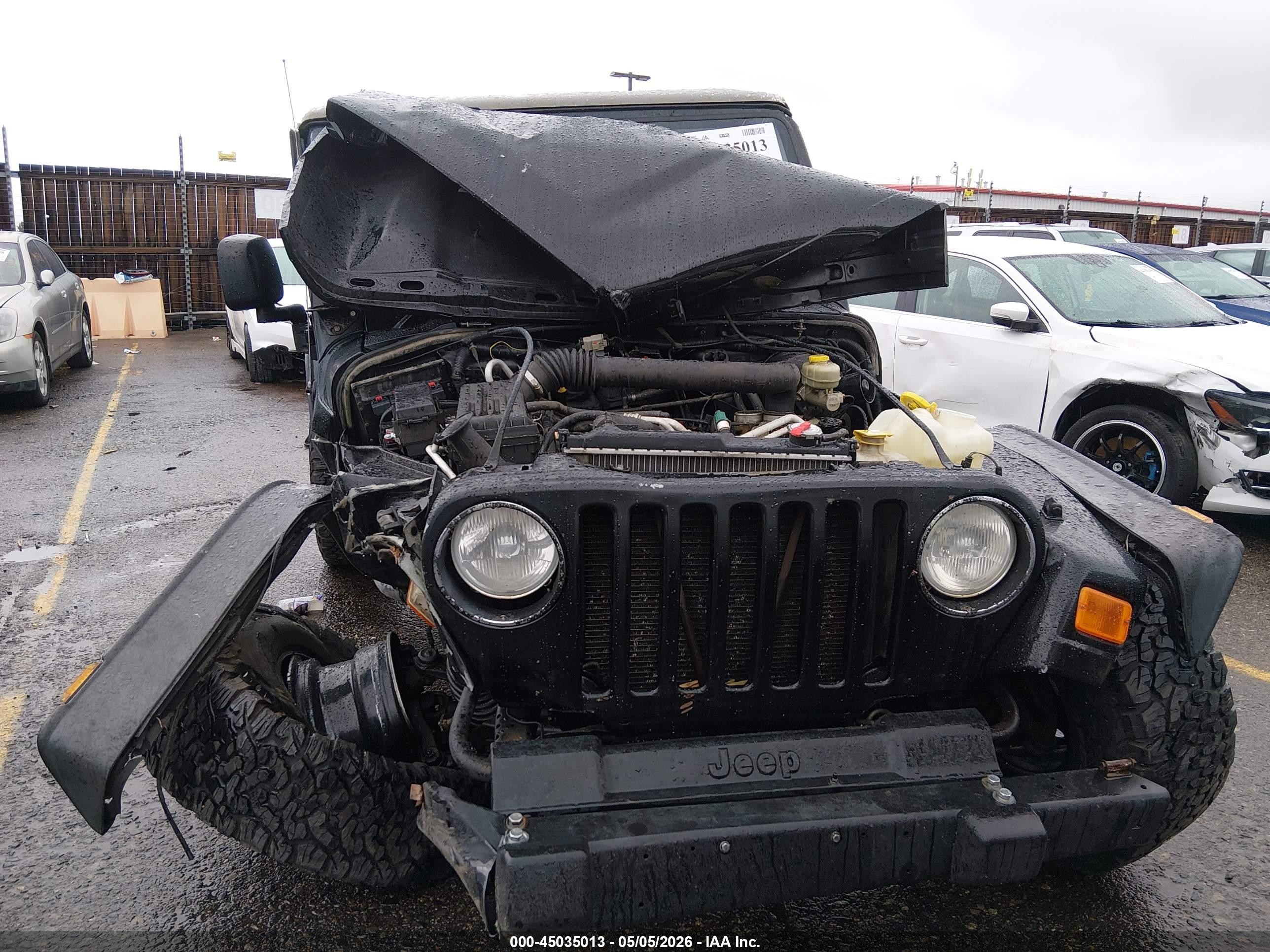 2005 Jeep Wrangler Sport Black vin: 1J4FA49S75P370678