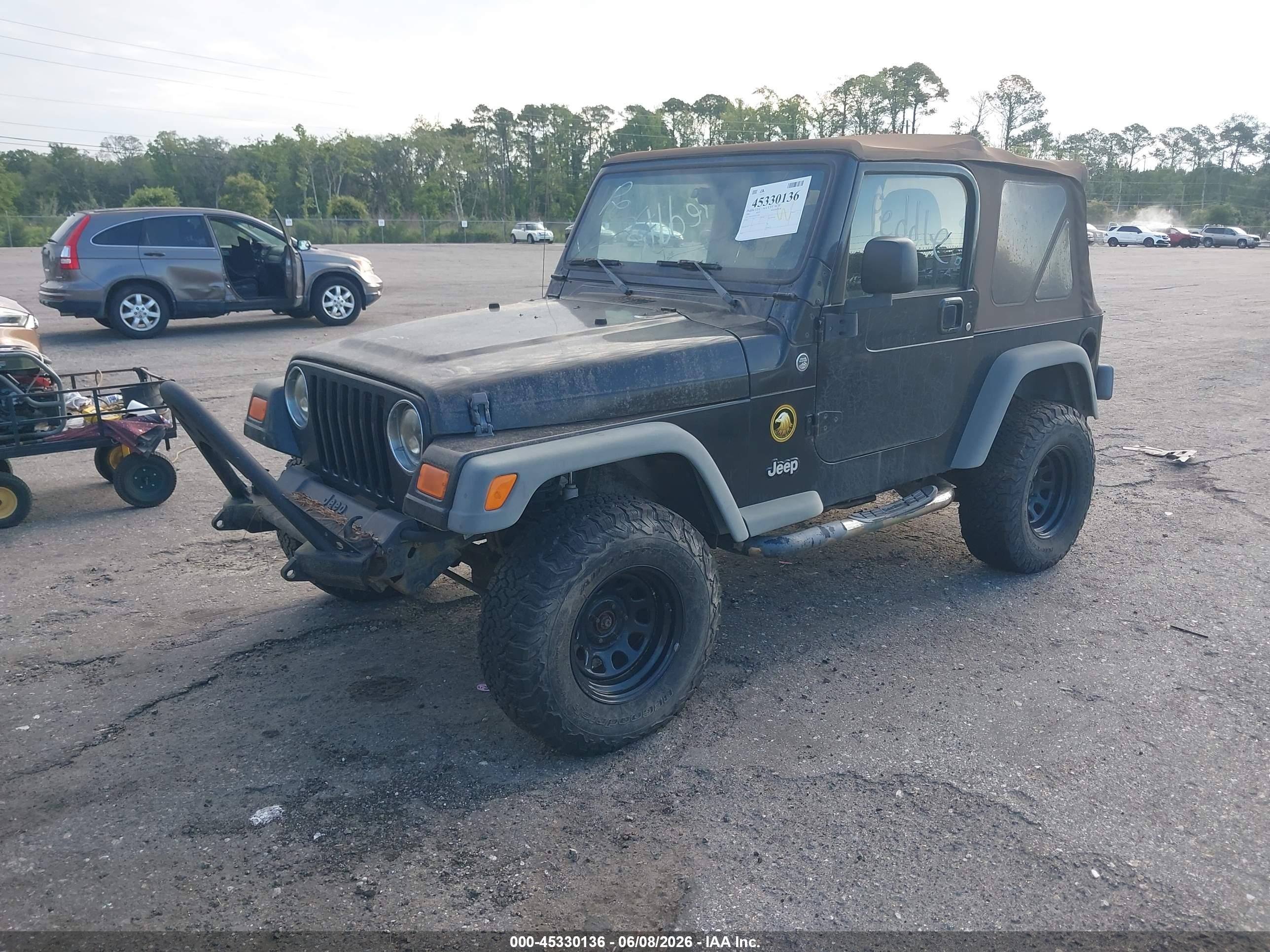 2006 Jeep Wrangler Sport Black vin: 1J4FA49S76P737001