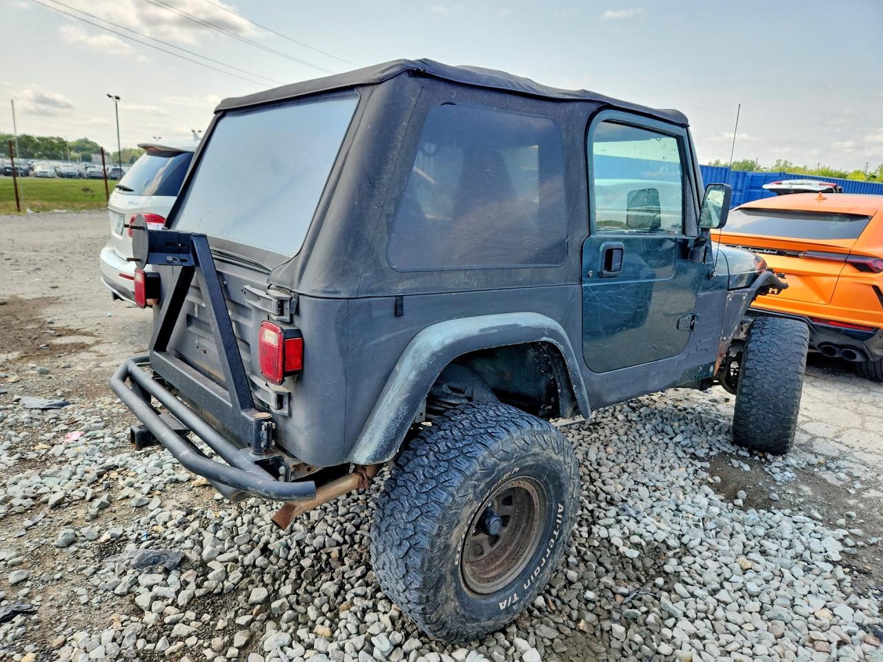 2000 Jeep Wrangler / Tj Sport Green vin: 1J4FA49S7YP712148