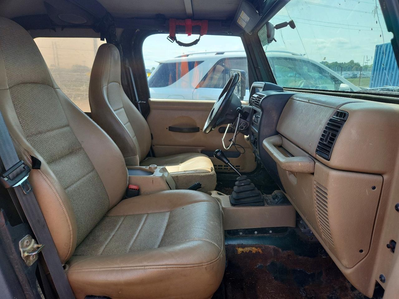 2000 Jeep Wrangler / Tj Sport Green vin: 1J4FA49S7YP712148