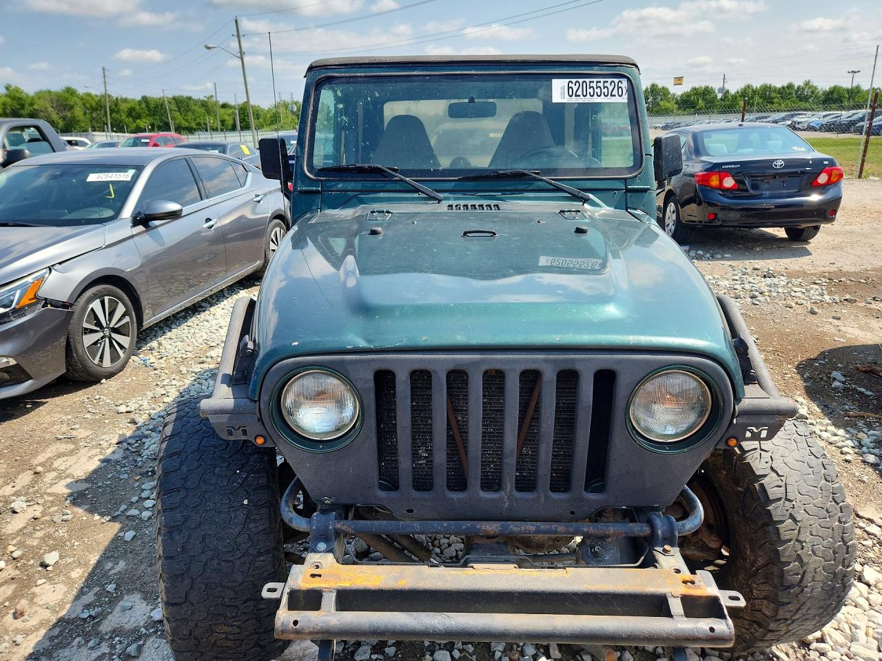 2000 Jeep Wrangler / Tj Sport Green vin: 1J4FA49S7YP712148