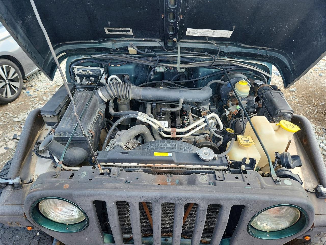 2000 Jeep Wrangler / Tj Sport Green vin: 1J4FA49S7YP712148
