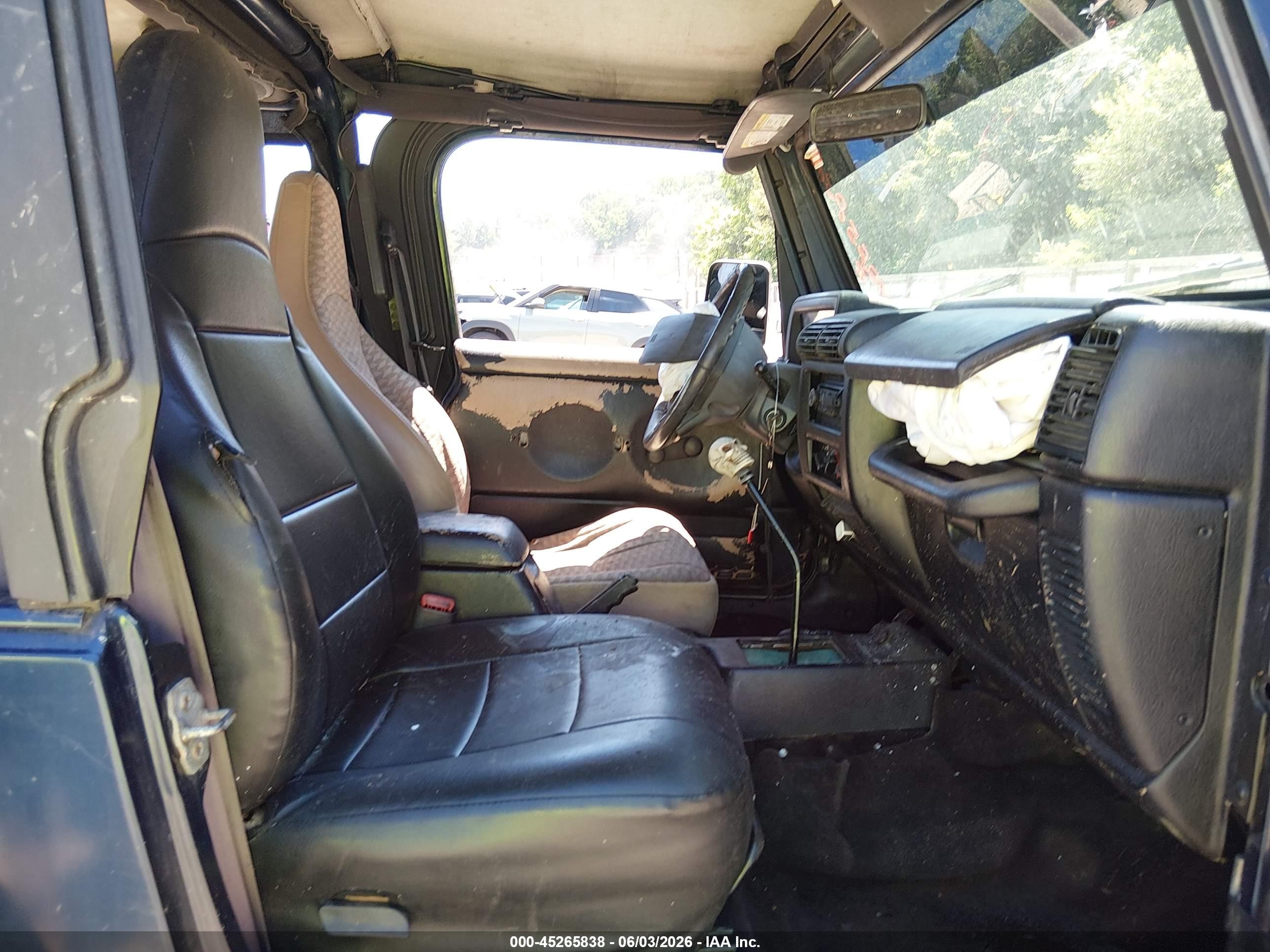 2000 Jeep Wrangler Sport Blue vin: 1J4FA49S7YP748213
