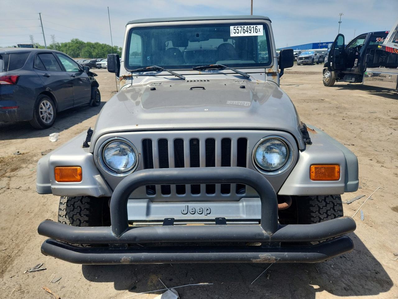 2000 Jeep Wrangler / Tj Sport Серебряный vin: 1J4FA49S7YP782183