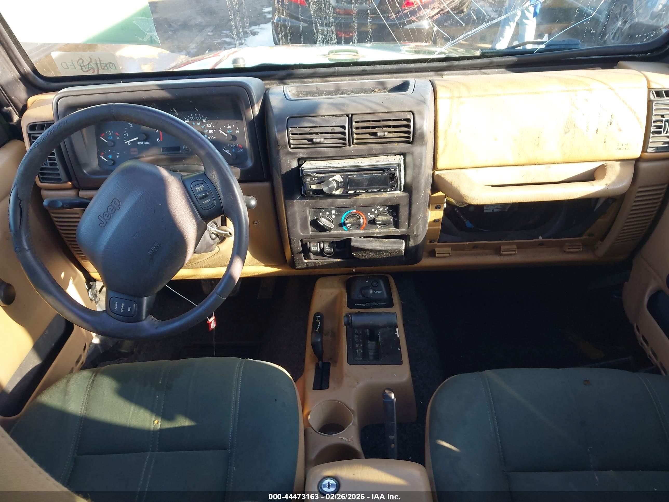 2000 Jeep Wrangler Sport Green vin: 1J4FA49S7YP791899