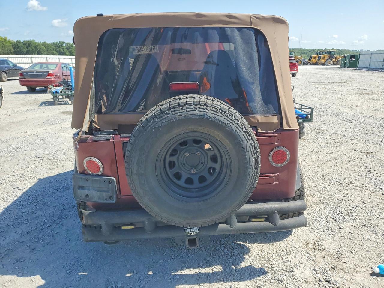 2002 Jeep Wrangler / Tj Sport Burgundy vin: 1J4FA49S82P701649
