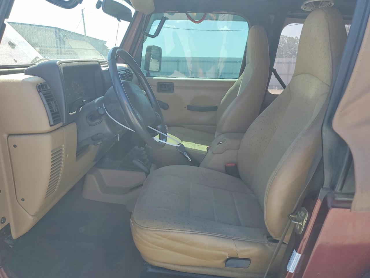 2002 Jeep Wrangler / Tj Sport Burgundy vin: 1J4FA49S82P701649