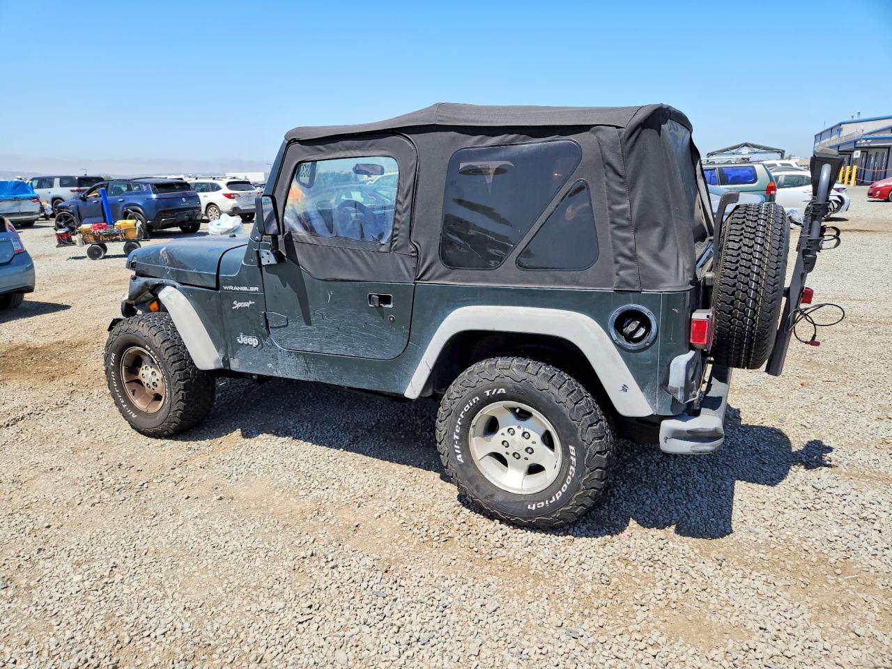 2002 Jeep Wrangler / Tj Sport Green vin: 1J4FA49S82P759731