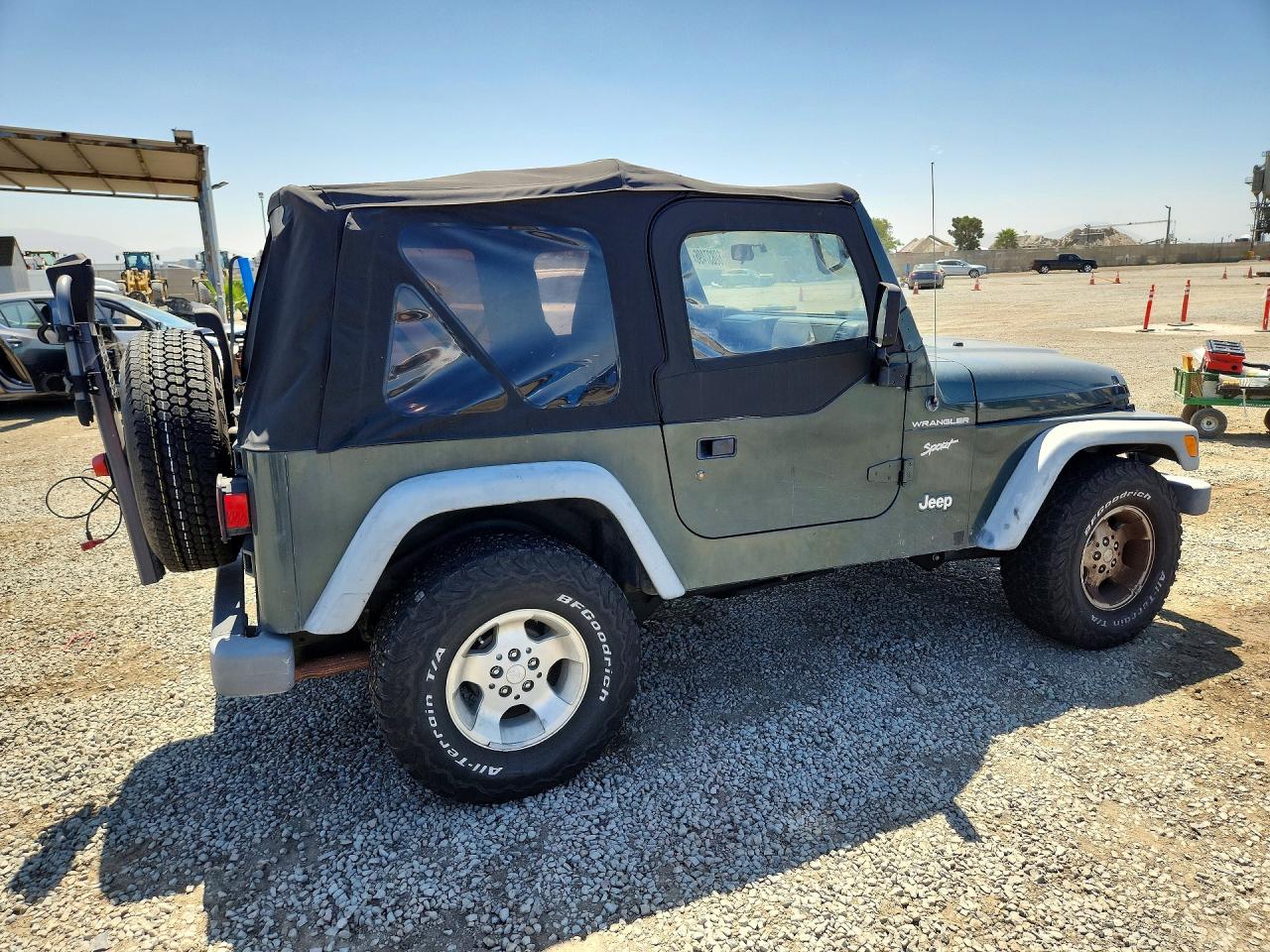 2002 Jeep Wrangler / Tj Sport Green vin: 1J4FA49S82P759731