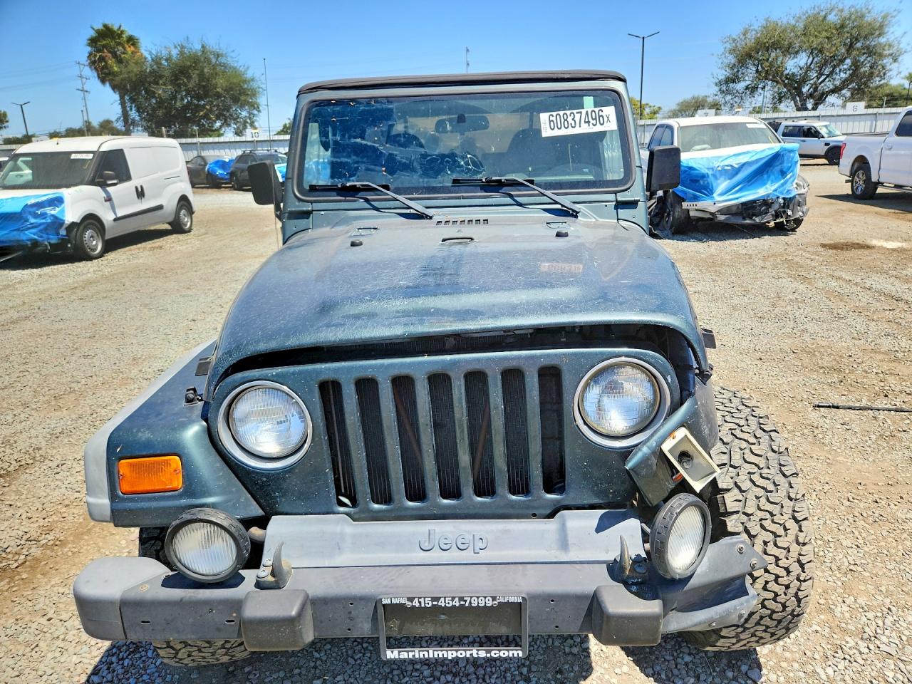 2002 Jeep Wrangler / Tj Sport Green vin: 1J4FA49S82P759731