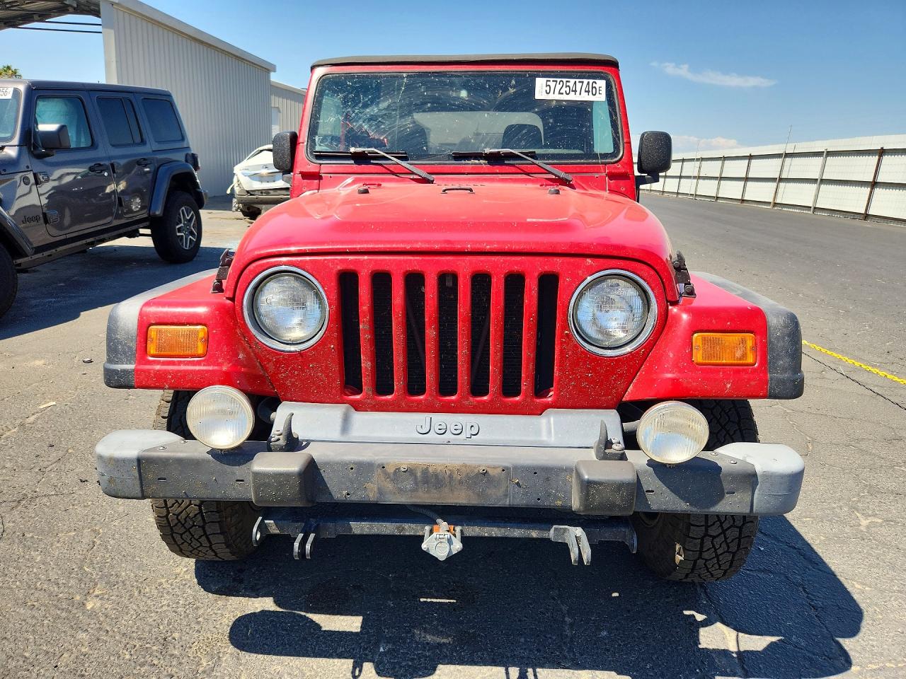2003 Jeep Wrangler / Tj Sport Red vin: 1J4FA49S83P303570