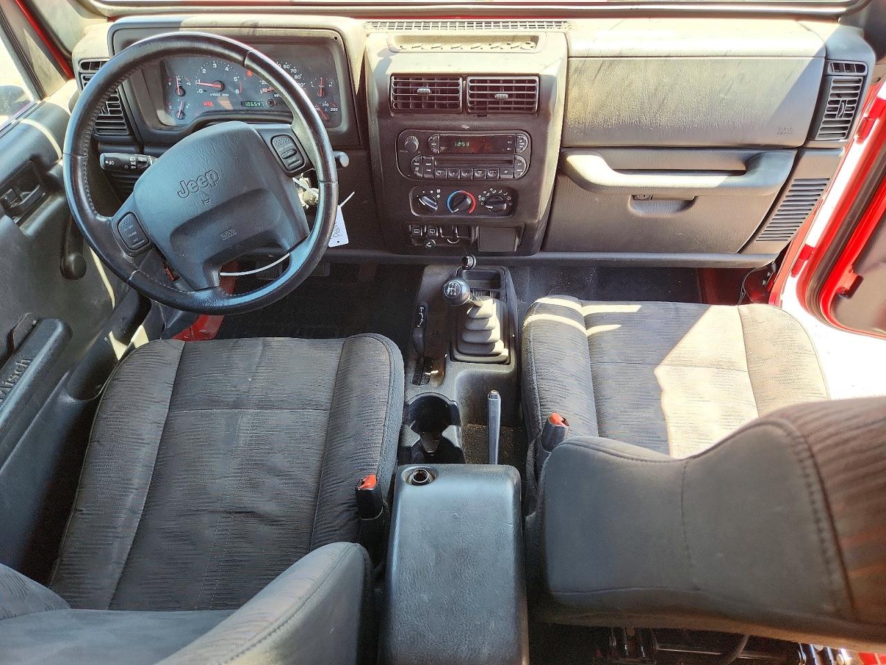 2003 Jeep Wrangler / Tj Sport Red vin: 1J4FA49S83P303570