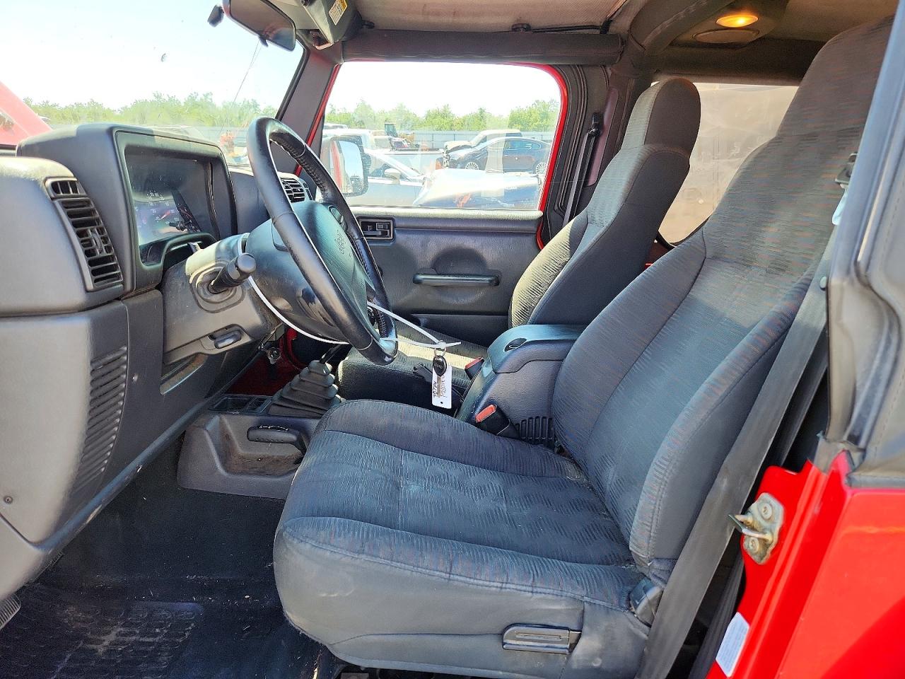 2003 Jeep Wrangler / Tj Sport Red vin: 1J4FA49S83P303570