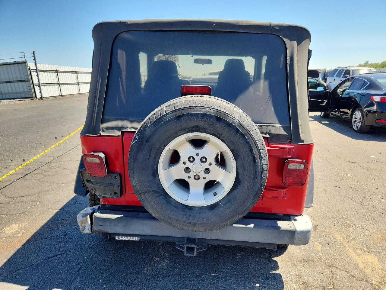 2003 Jeep Wrangler / Tj Sport Red vin: 1J4FA49S83P303570