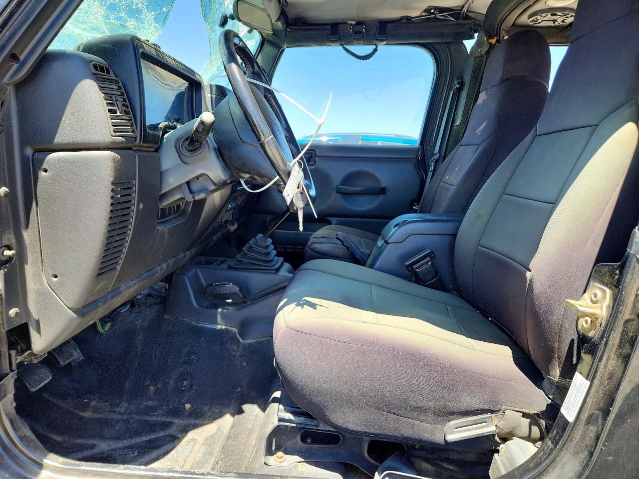 2003 Jeep Wrangler / Tj Sport Black vin: 1J4FA49S83P323625