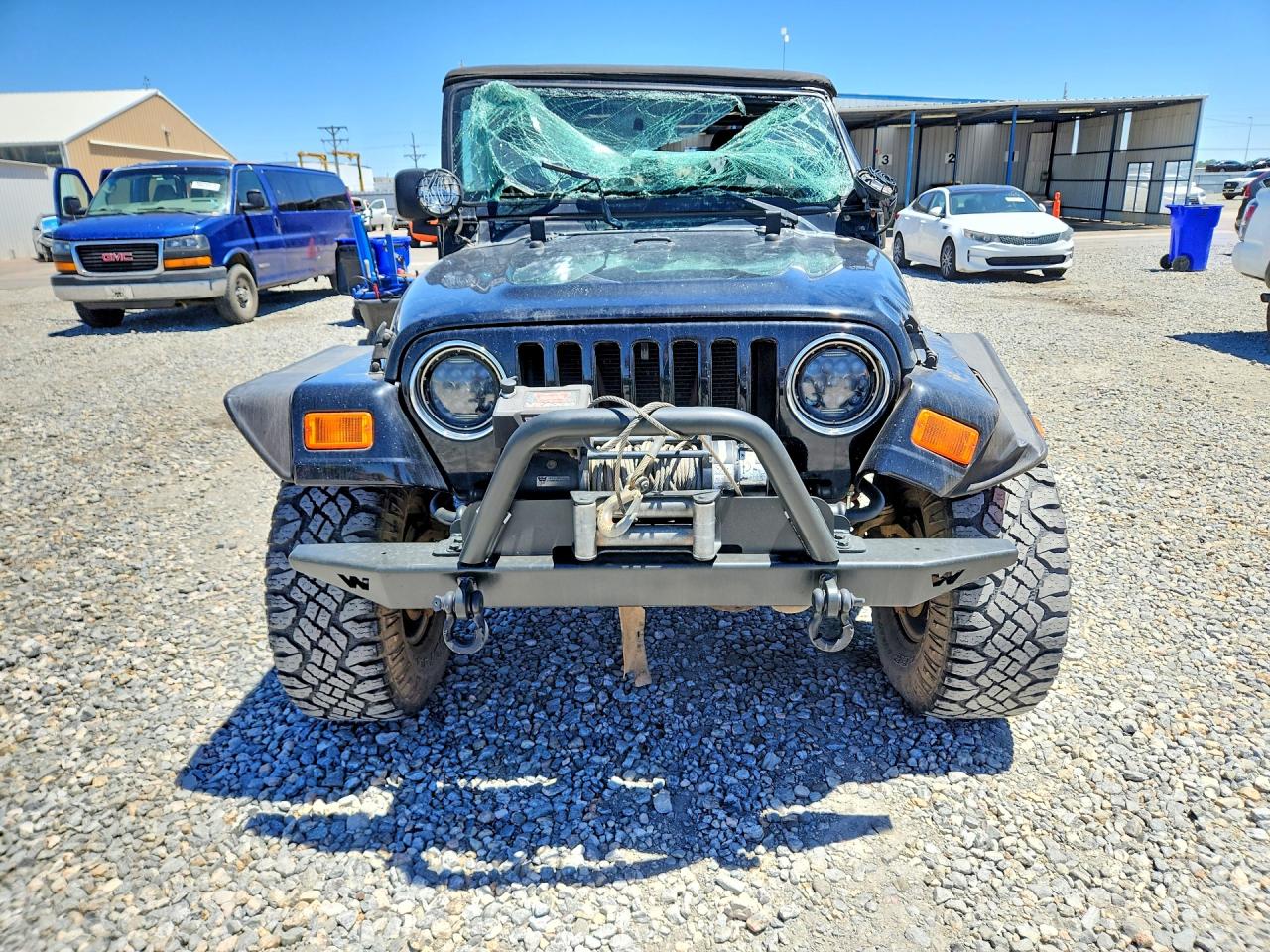 2003 Jeep Wrangler / Tj Sport Black vin: 1J4FA49S83P323625