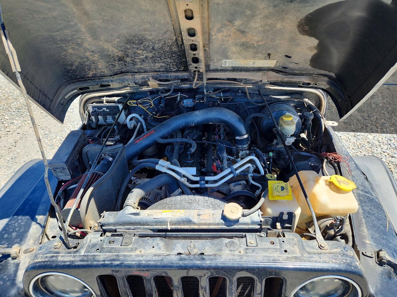 2003 Jeep Wrangler / Tj Sport Black vin: 1J4FA49S83P323625