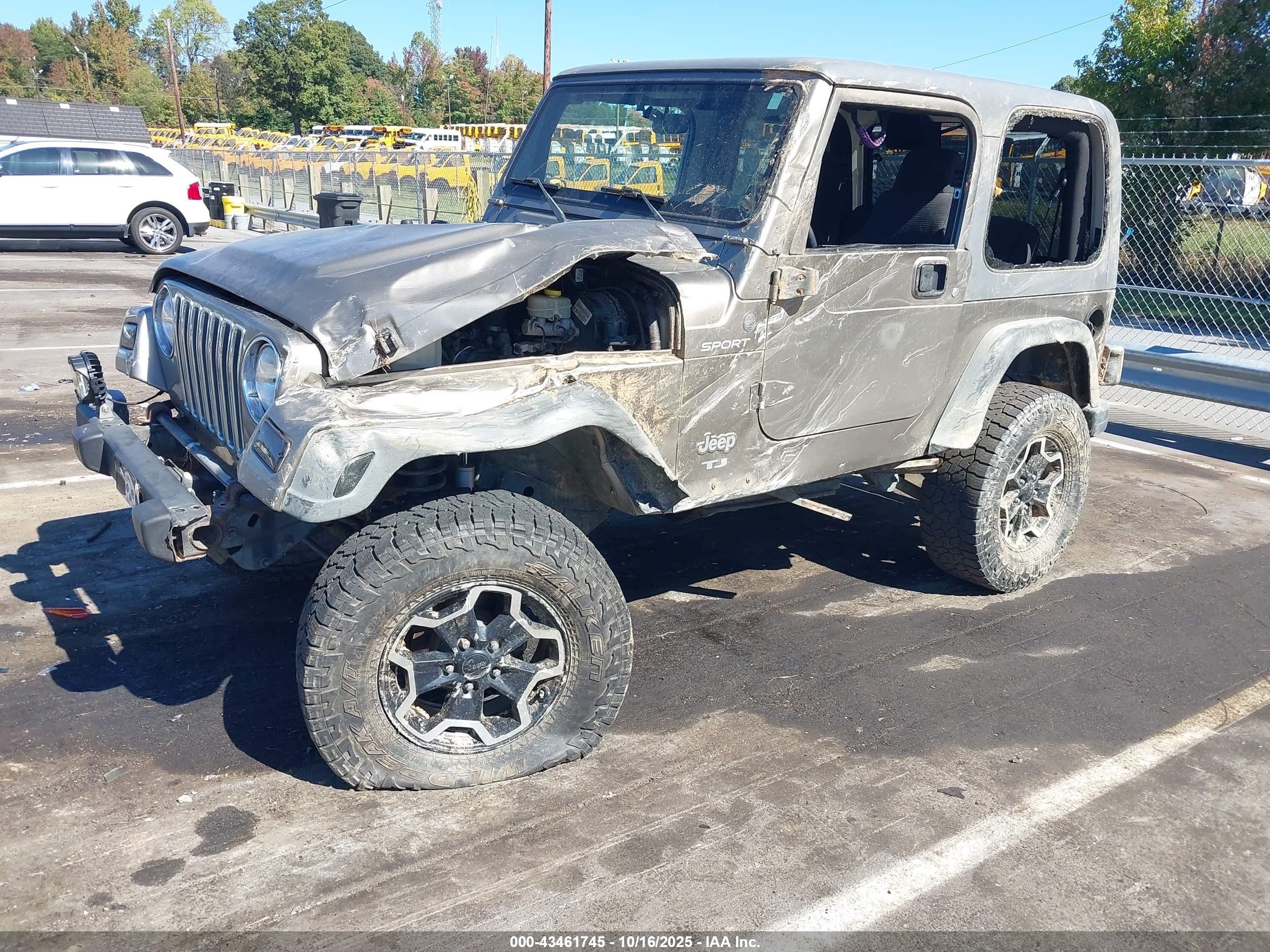 2004 Jeep Tj Sport Gold vin: 1J4FA49S84P739403