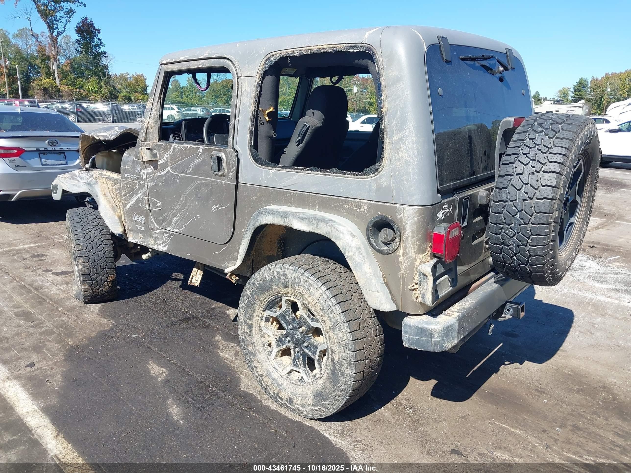 2004 Jeep Tj Sport Gold vin: 1J4FA49S84P739403