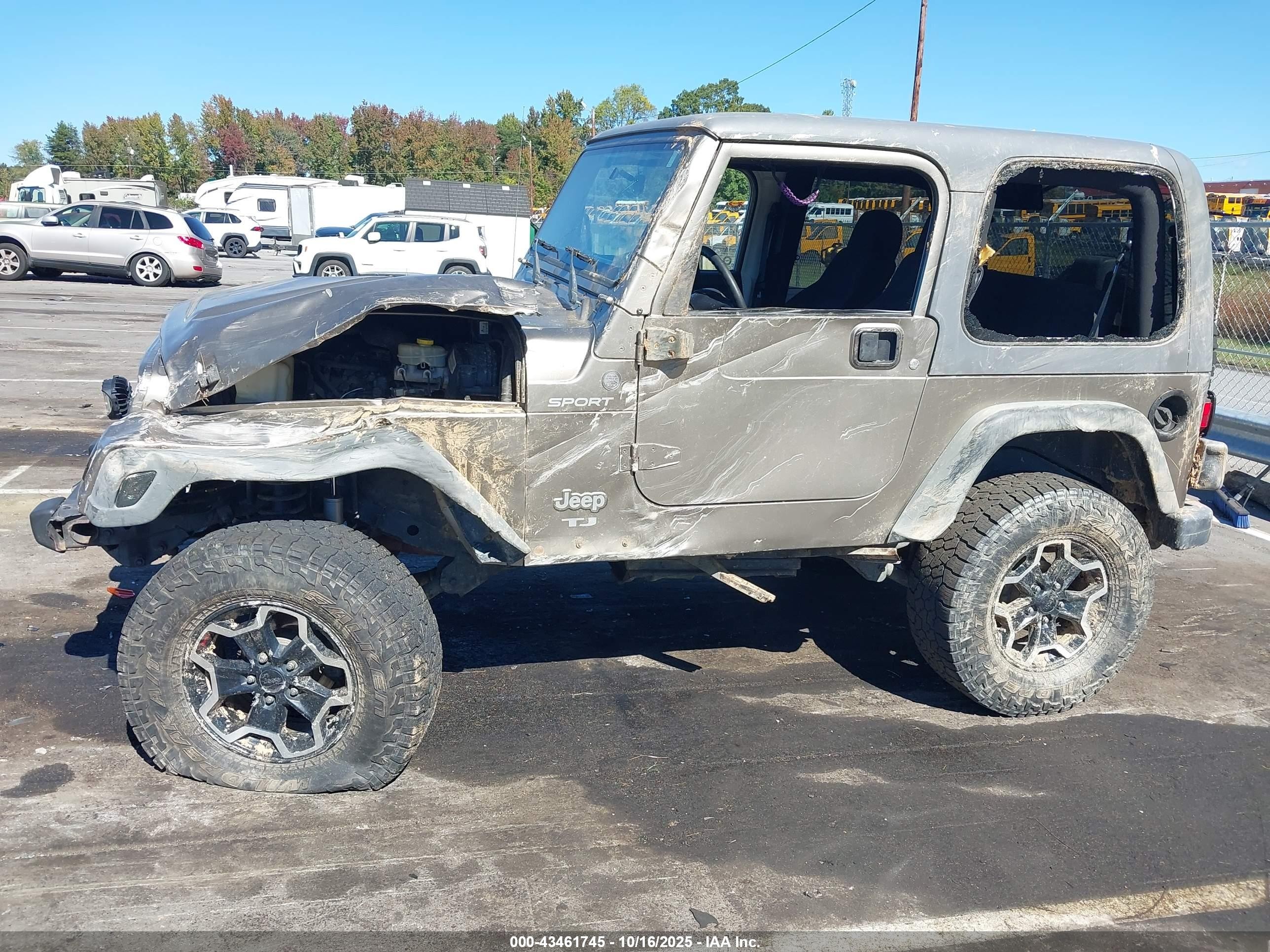 2004 Jeep Tj Sport Gold vin: 1J4FA49S84P739403