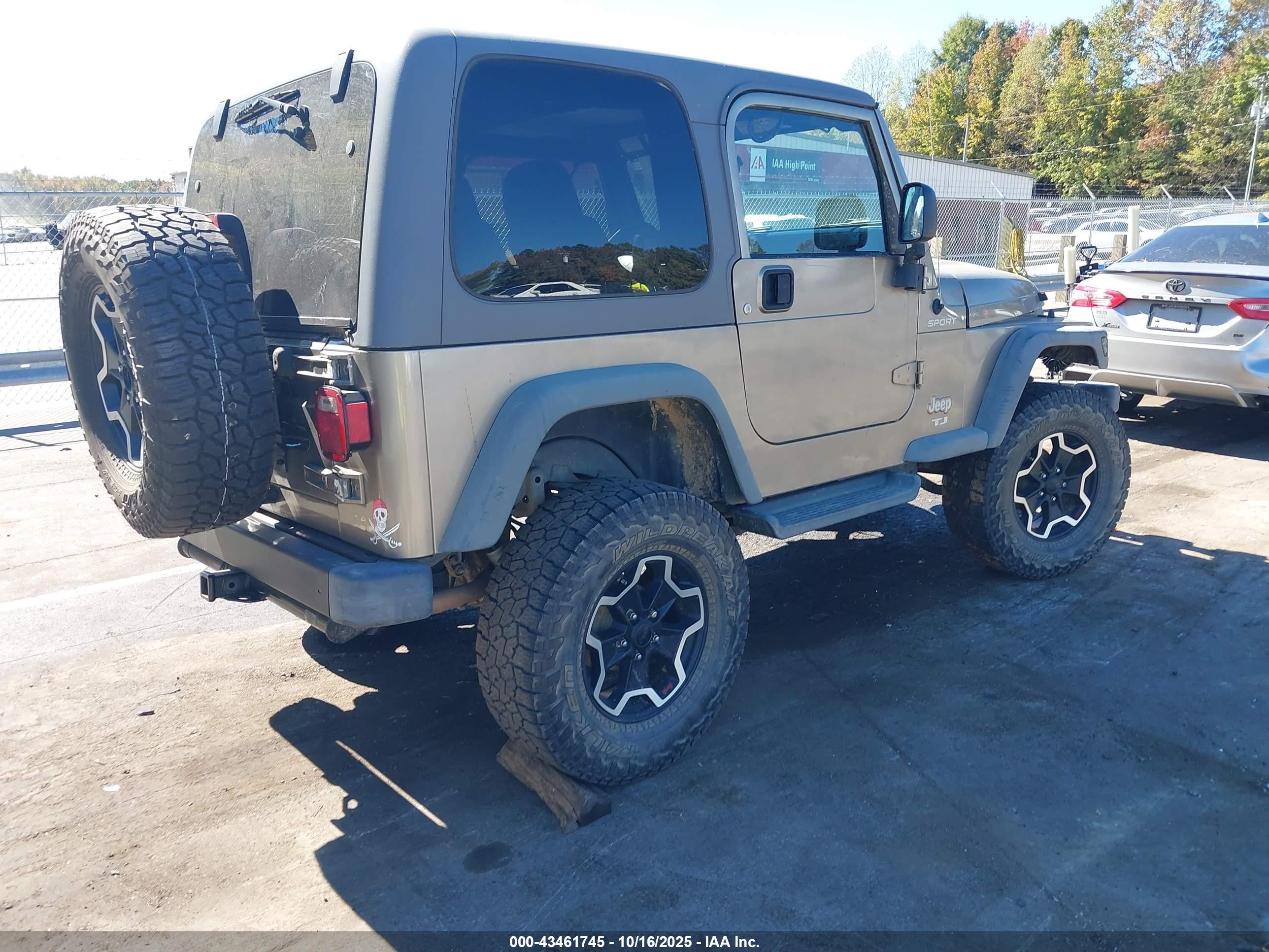 2004 Jeep Tj Sport Gold vin: 1J4FA49S84P739403