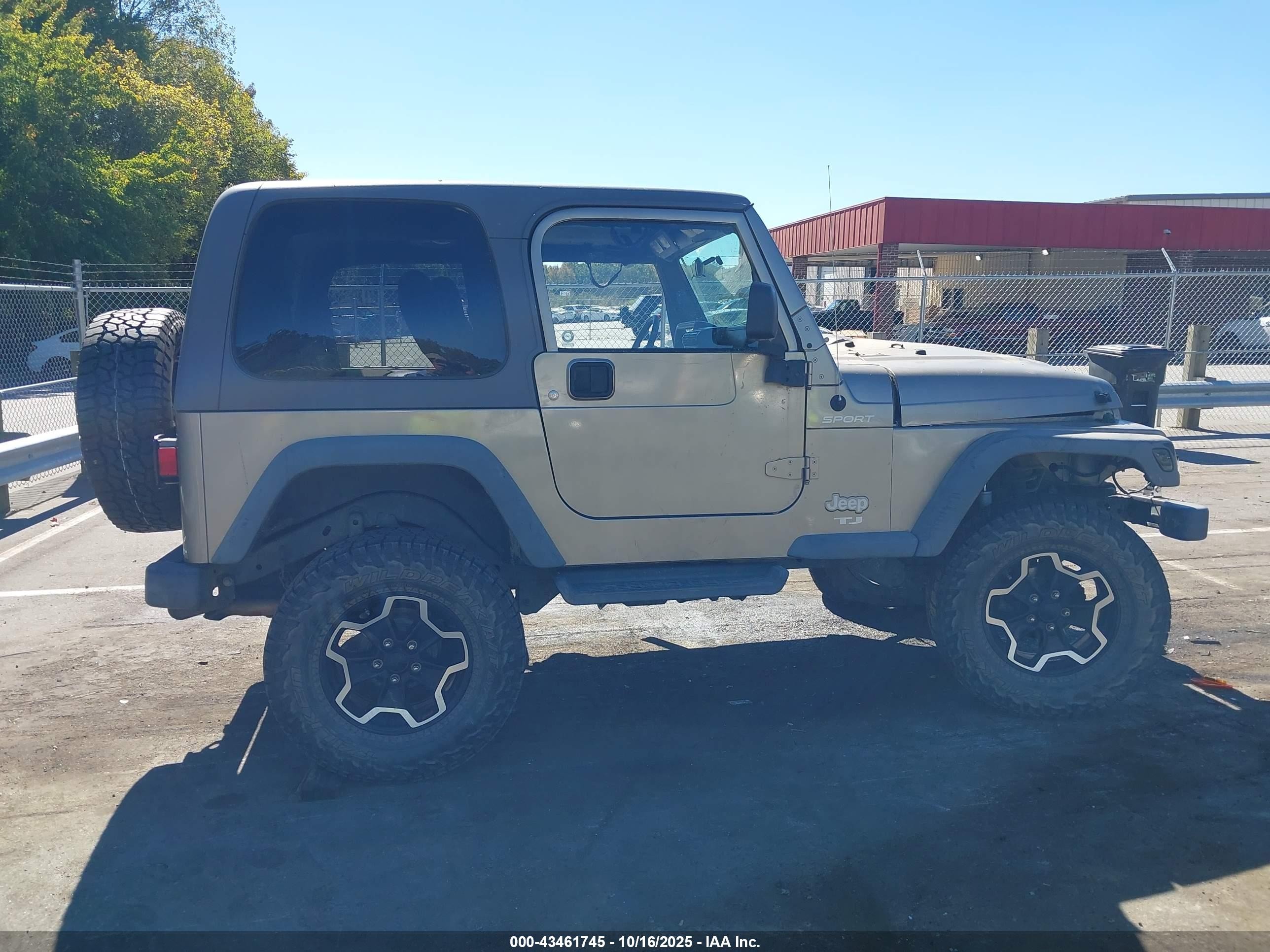 2004 Jeep Tj Sport Gold vin: 1J4FA49S84P739403