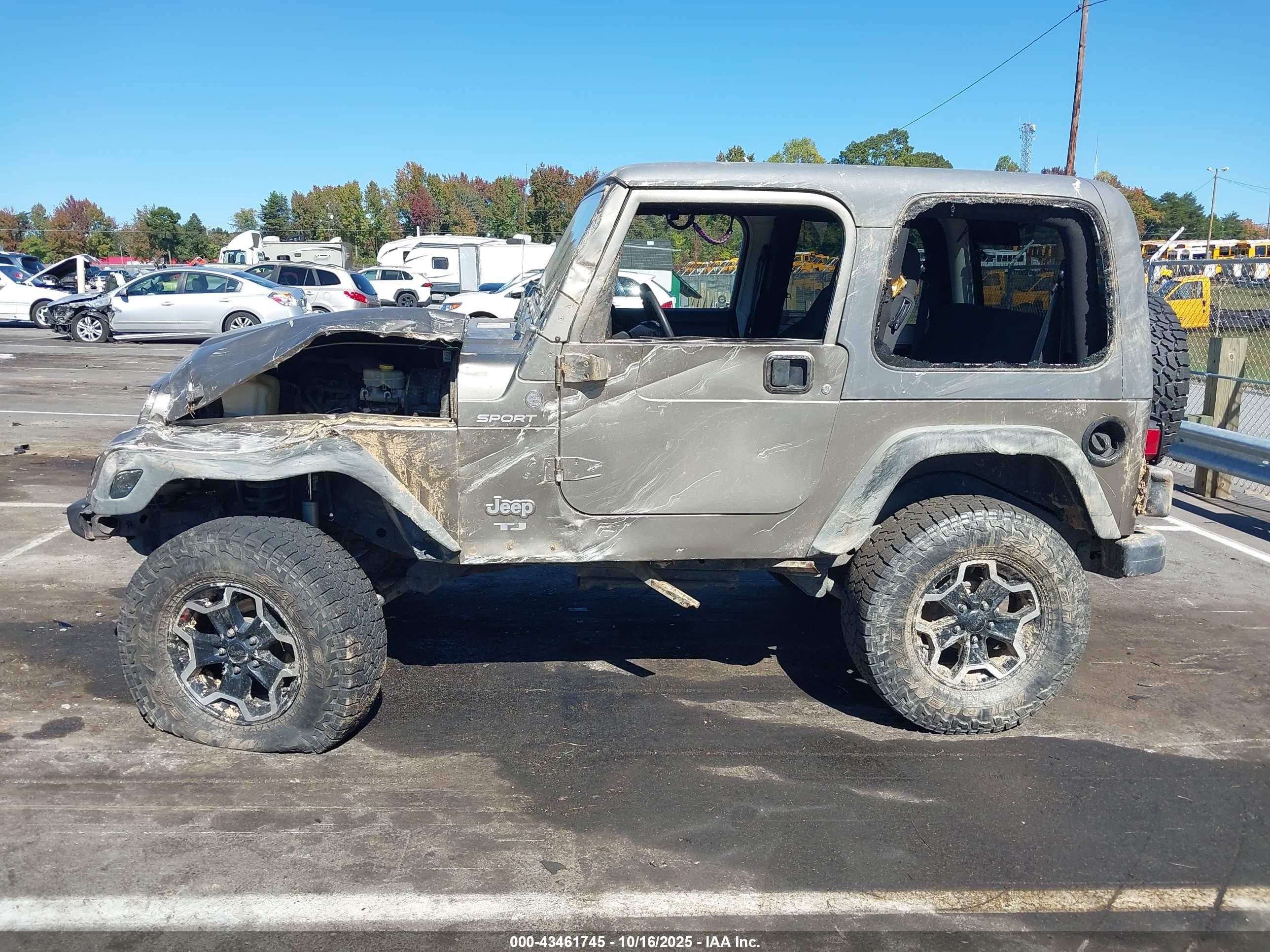 2004 Jeep Tj Sport Gold vin: 1J4FA49S84P739403