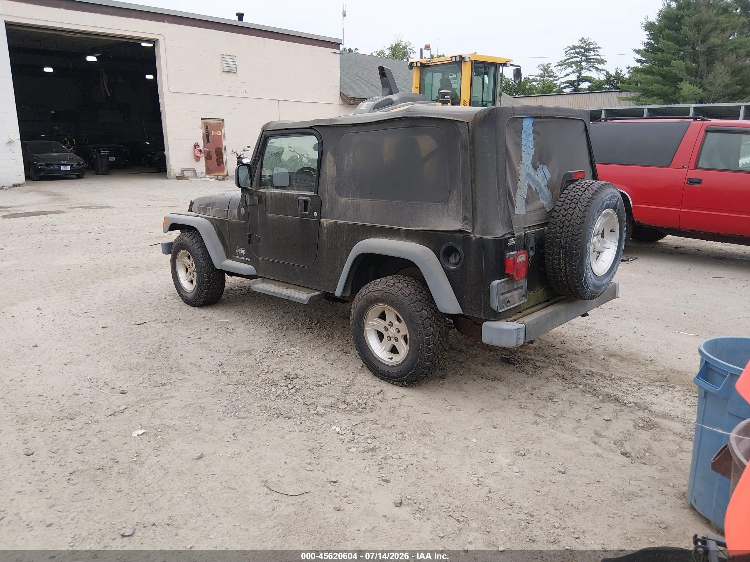 2004 Jeep Wrangler Unlimited Черный vin: 1J4FA49S84P787743