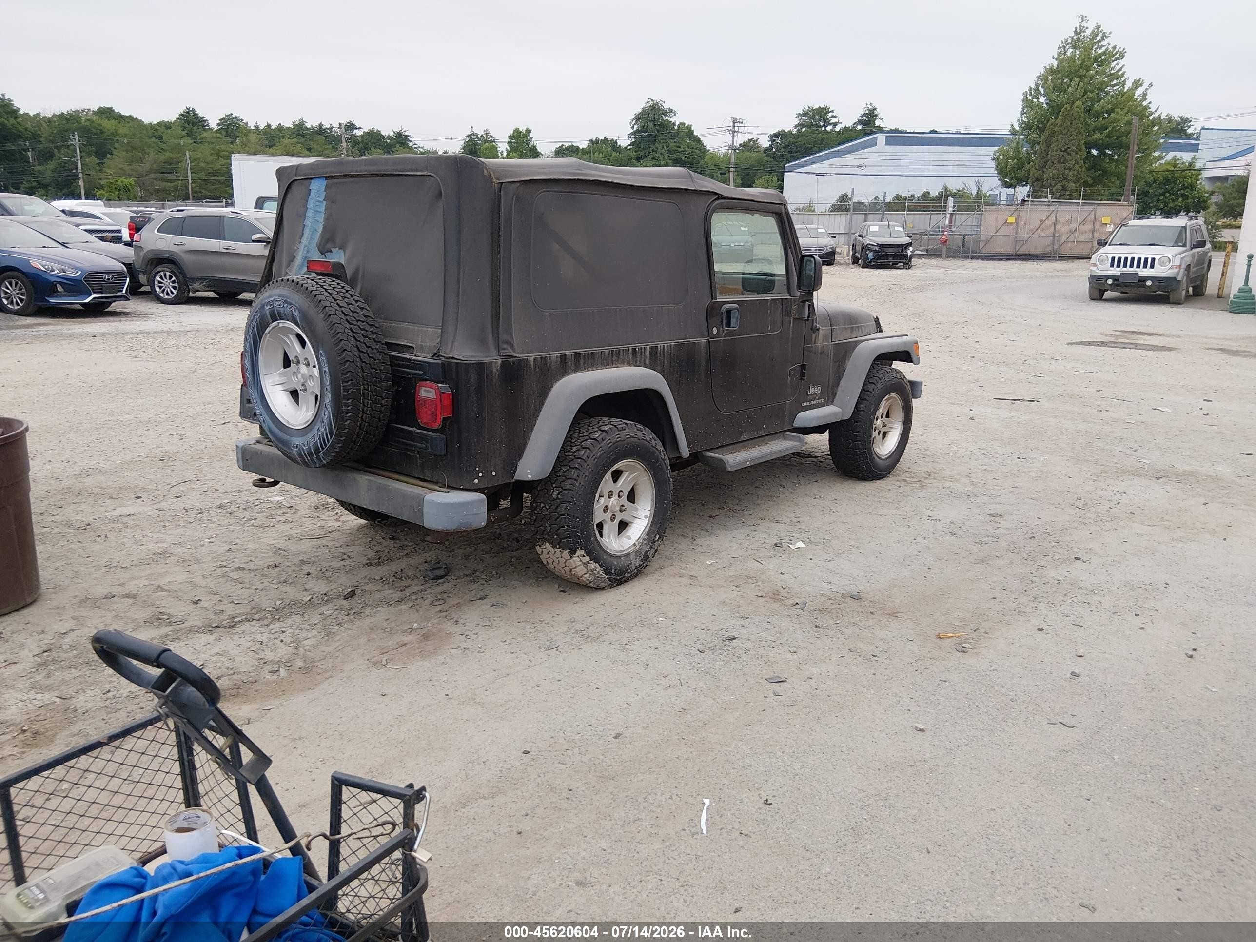 2004 Jeep Wrangler Unlimited Черный vin: 1J4FA49S84P787743