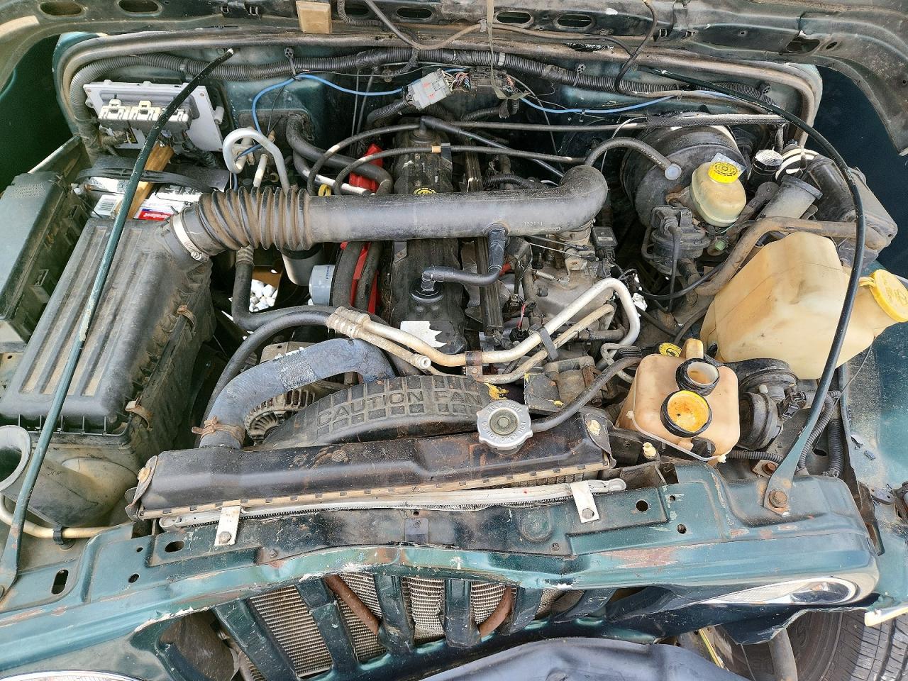 2001 Jeep Wrangler / Tj Sport Green vin: 1J4FA49S91P367646