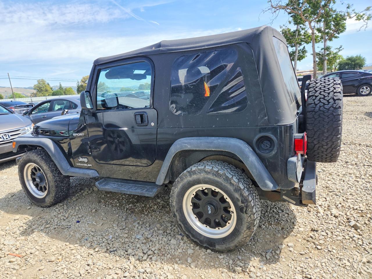 2003 Jeep Wrangler / Tj Sport Black vin: 1J4FA49S93P330812