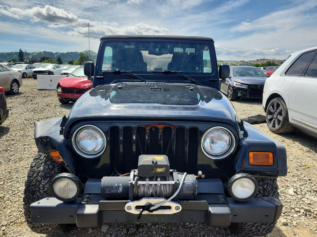 2003 Jeep Wrangler / Tj Sport Black vin: 1J4FA49S93P330812