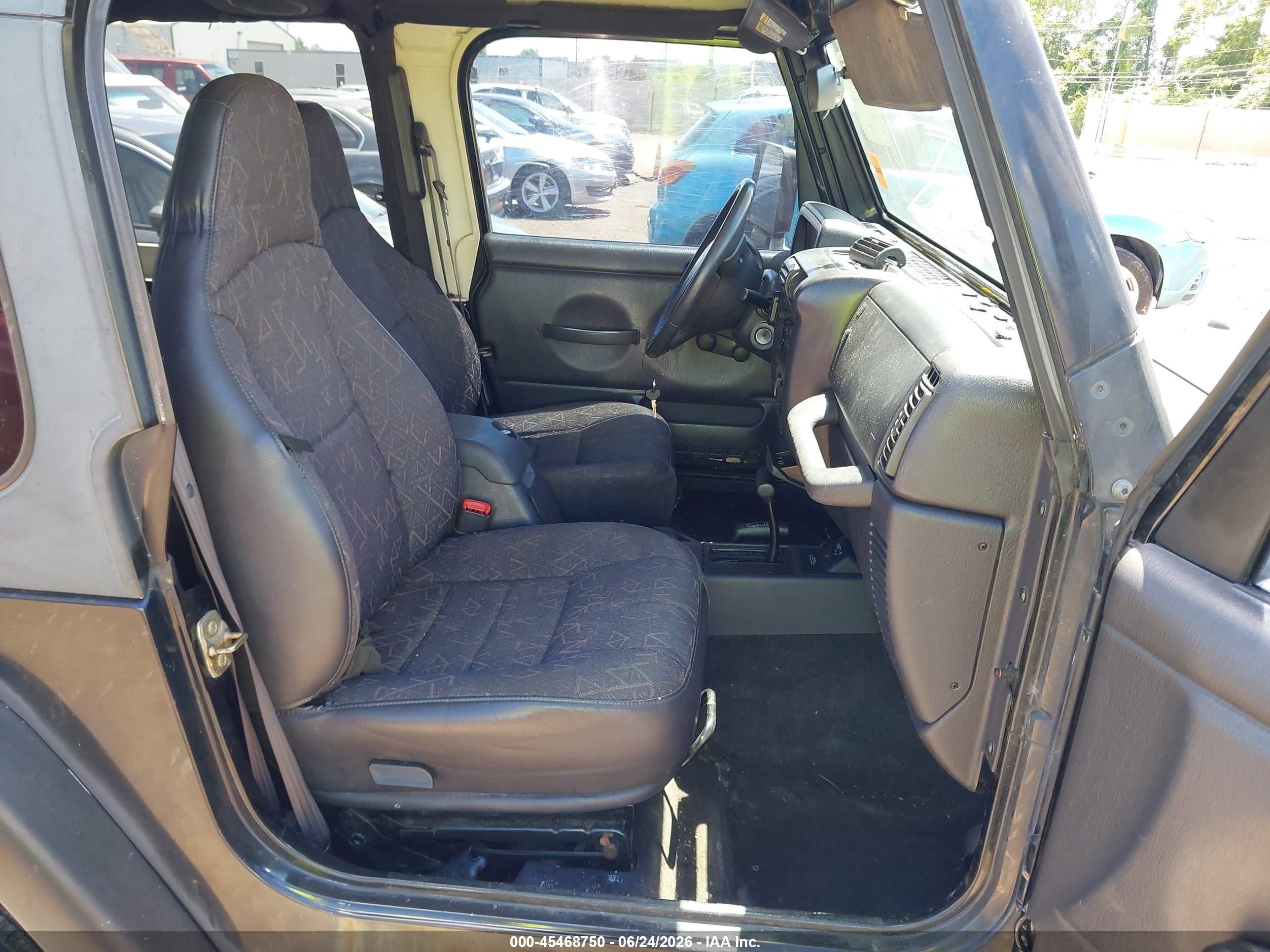 2001 Jeep Wrangler Sport Black vin: 1J4FA49SX1P321341
