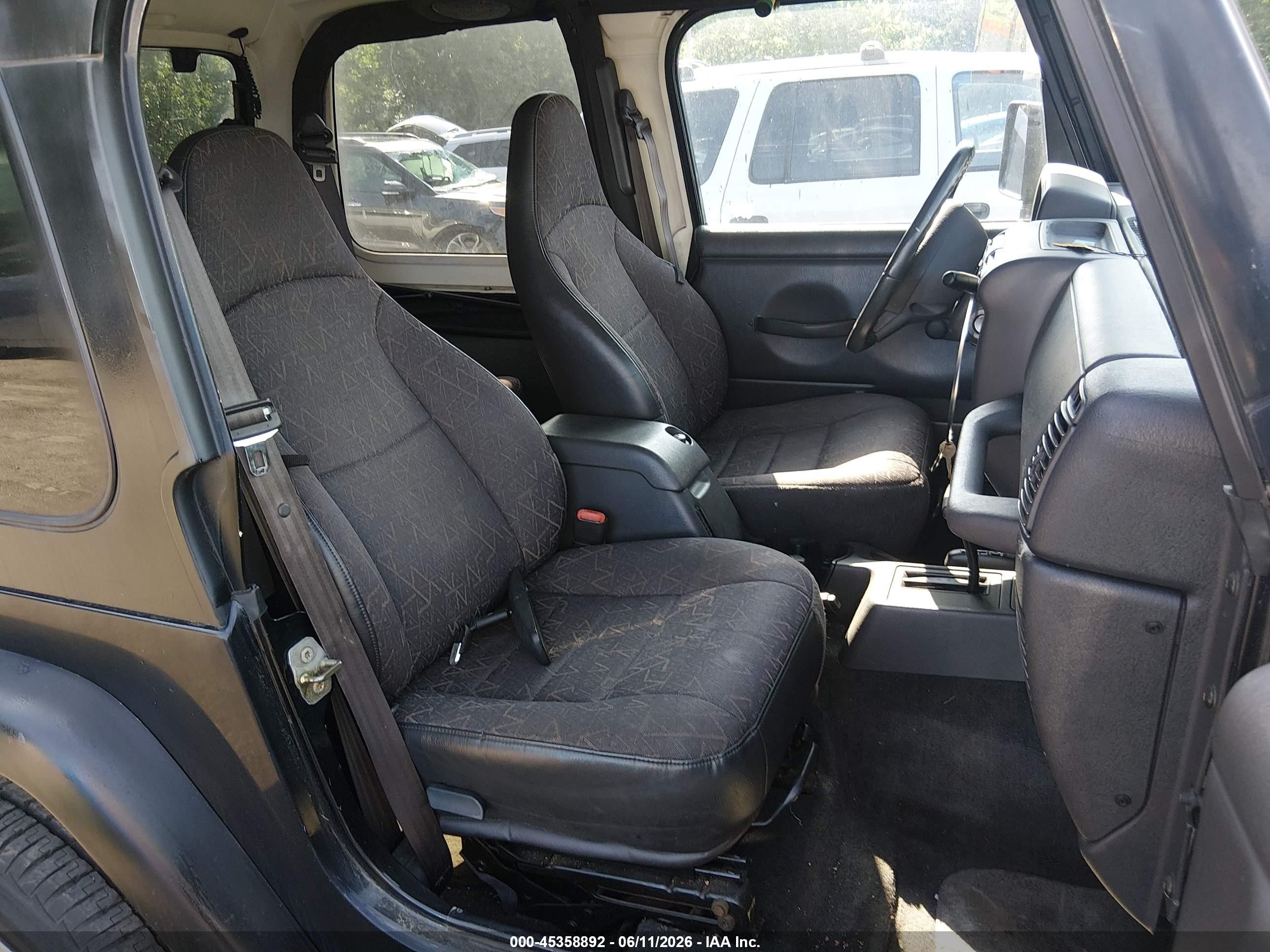 2001 Jeep Wrangler Sport Black vin: 1J4FA49SX1P324403