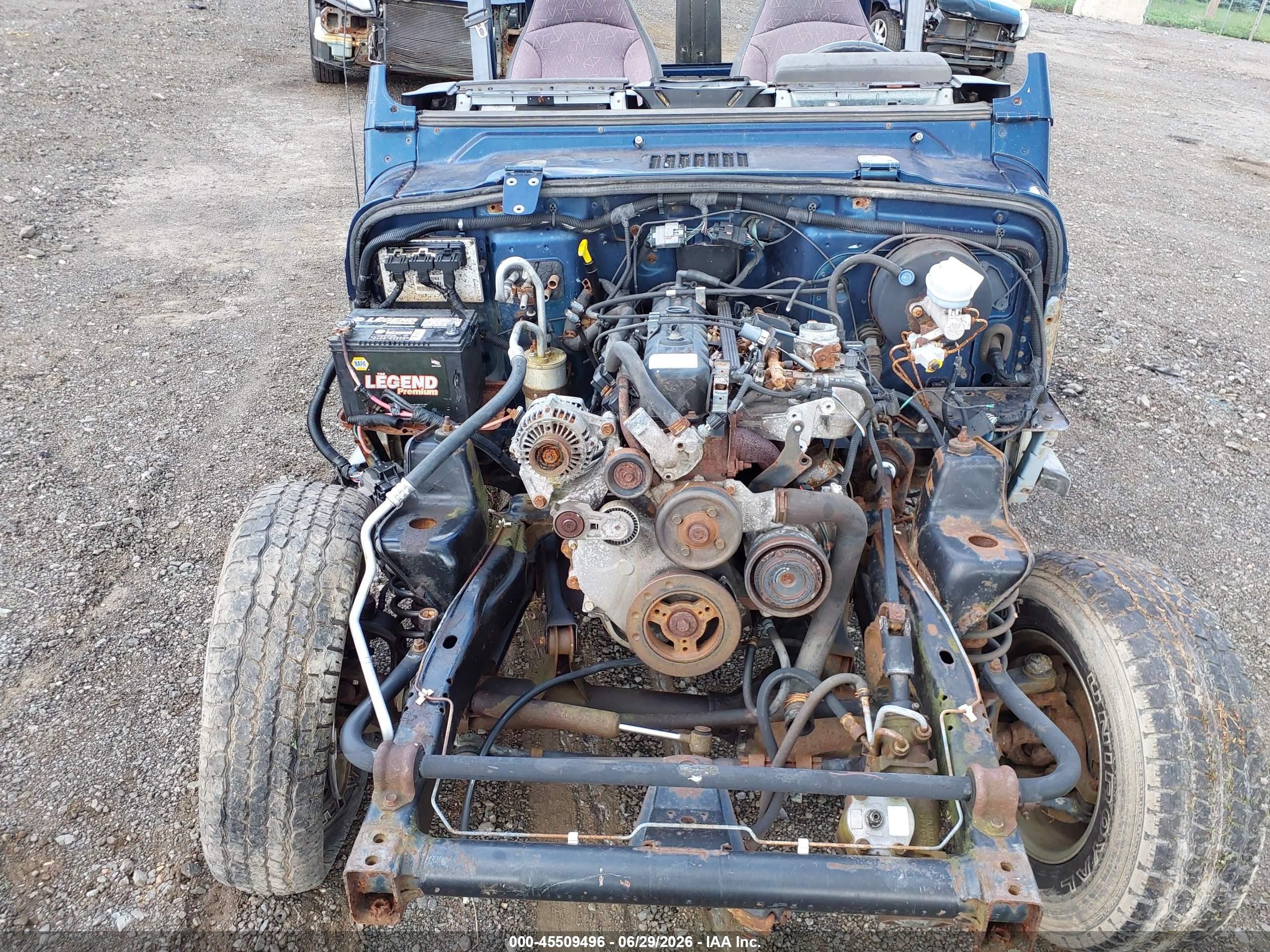 2002 Jeep Wrangler Sport Blue vin: 1J4FA49SX2P704181