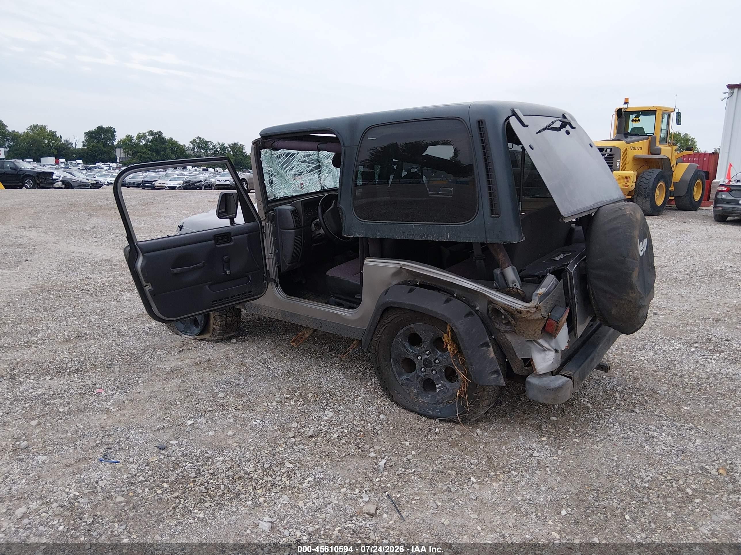 2002 Jeep Wrangler Sport Silver vin: 1J4FA49SX2P720266