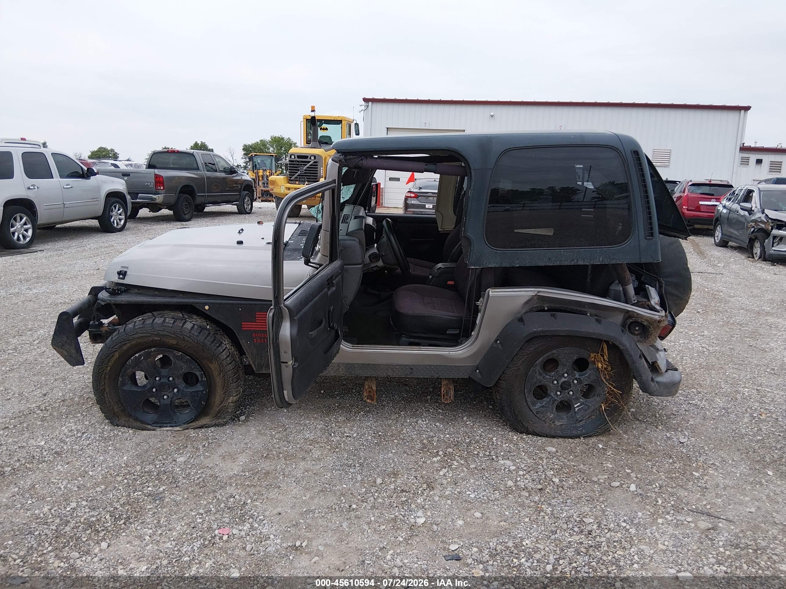 2002 Jeep Wrangler Sport Silver vin: 1J4FA49SX2P720266